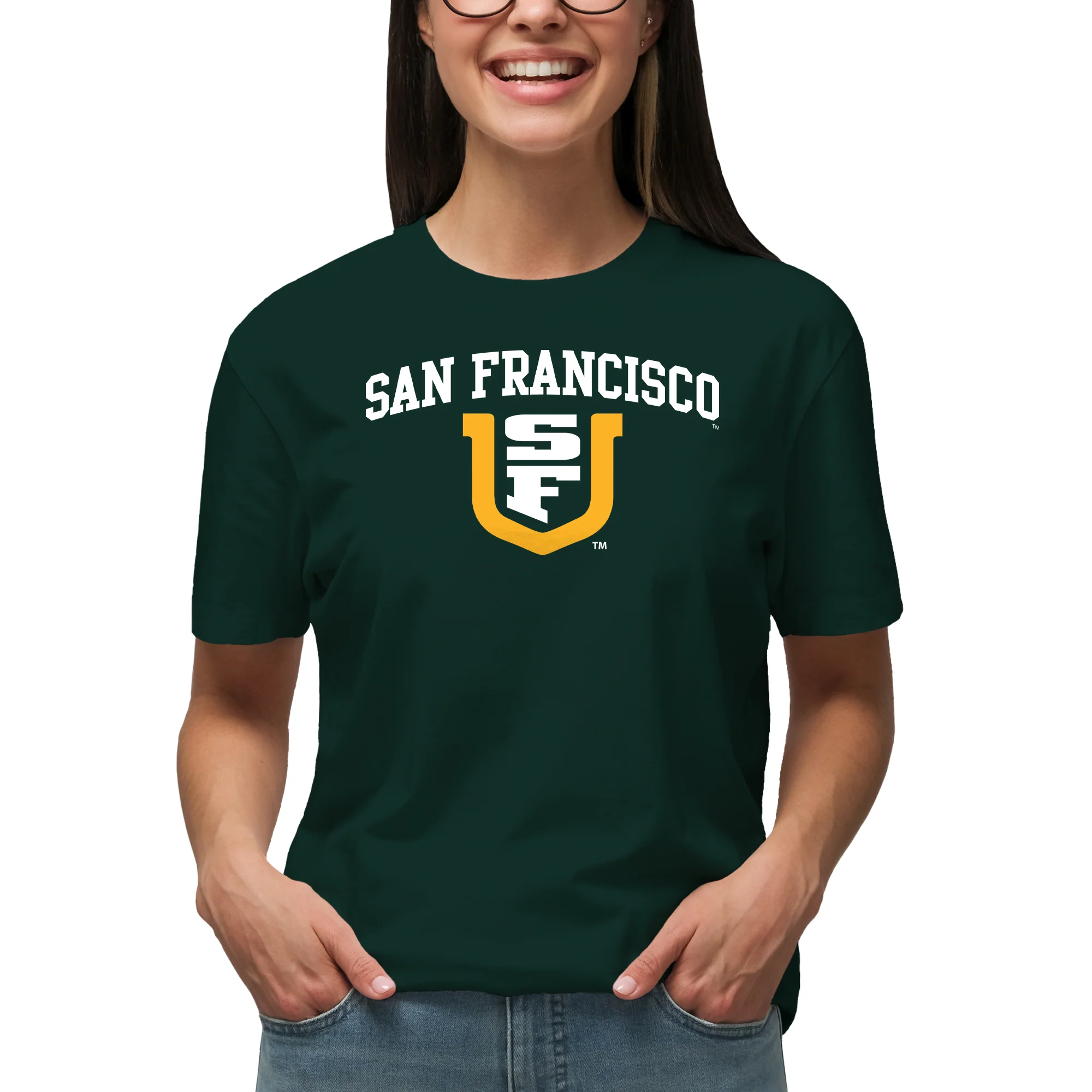 San Francisco Dons Arch Logo T-Shirt - Image 6