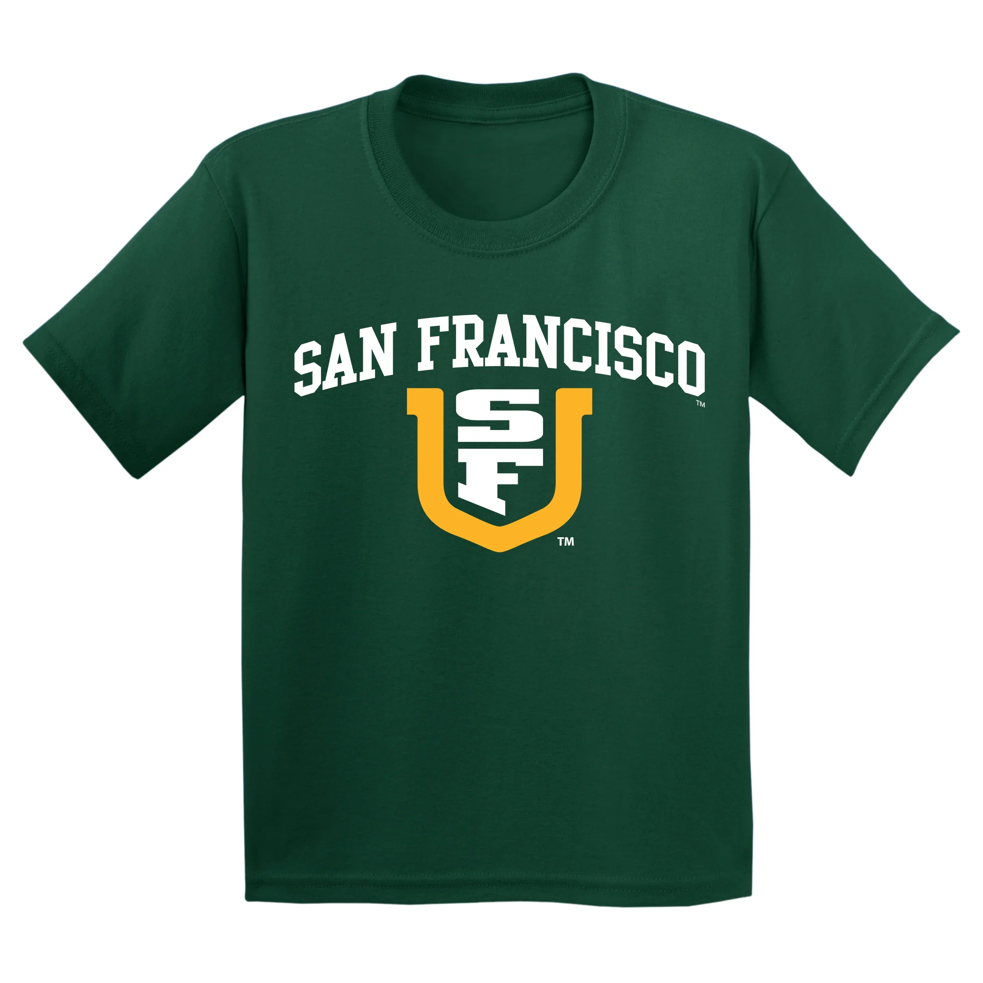 San Francisco Dons Arch Logo Youth T-Shirt - Image 2