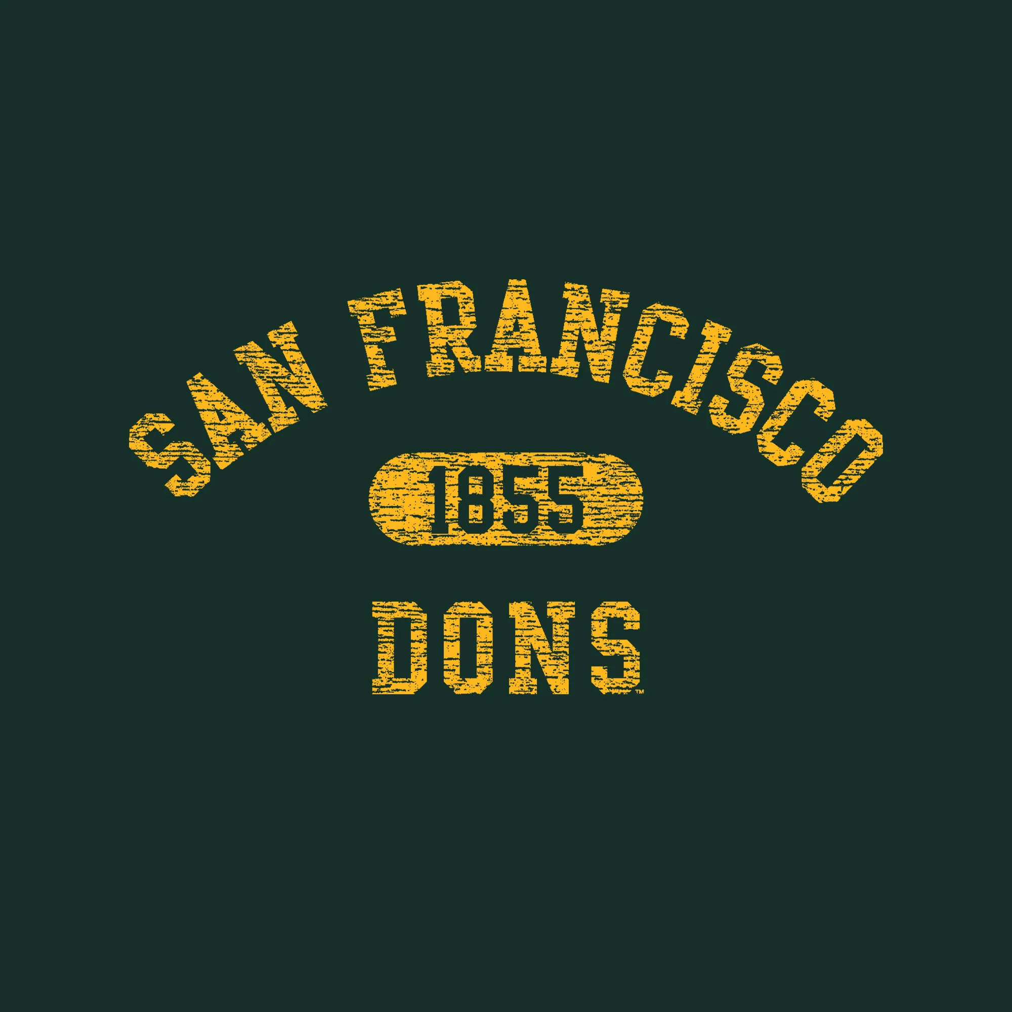 San Francisco Dons Athletic Arch Hoodie - Forest - Image 2