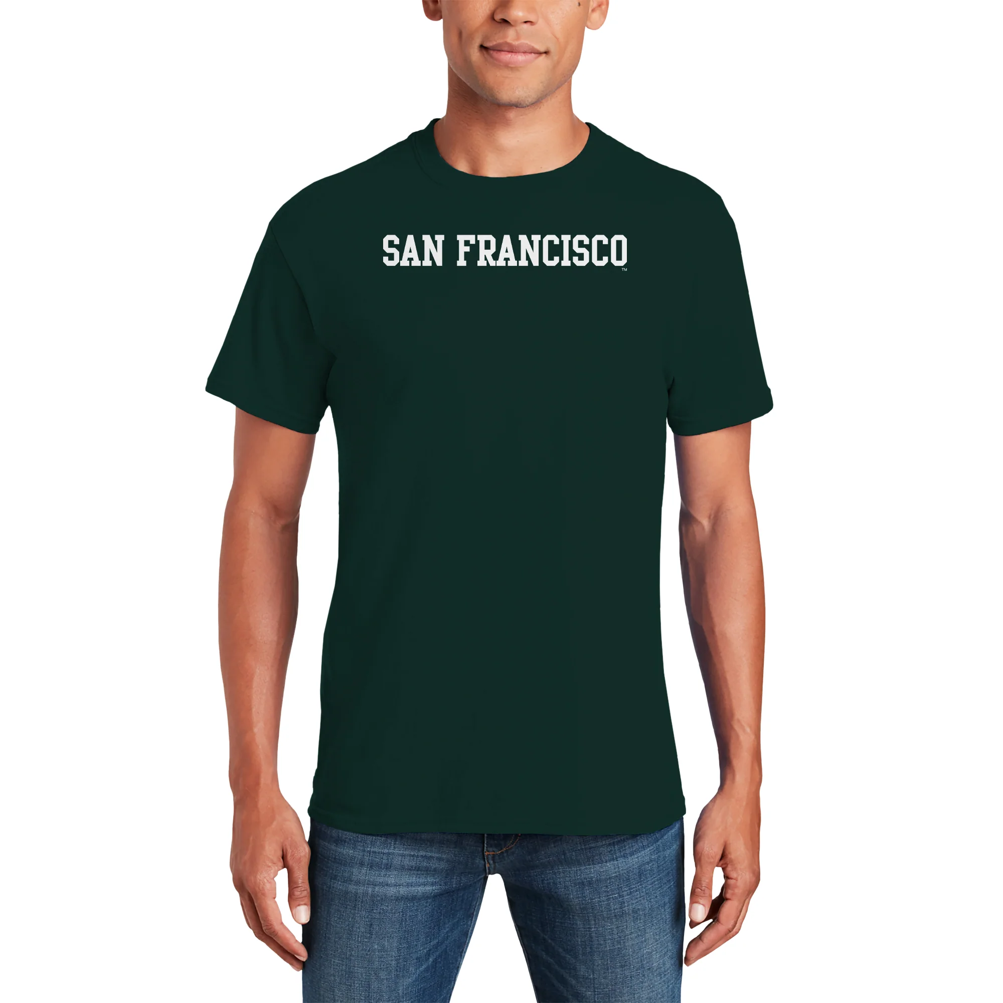 San Francisco Dons Basic Block T-Shirt - Forest - Image 3