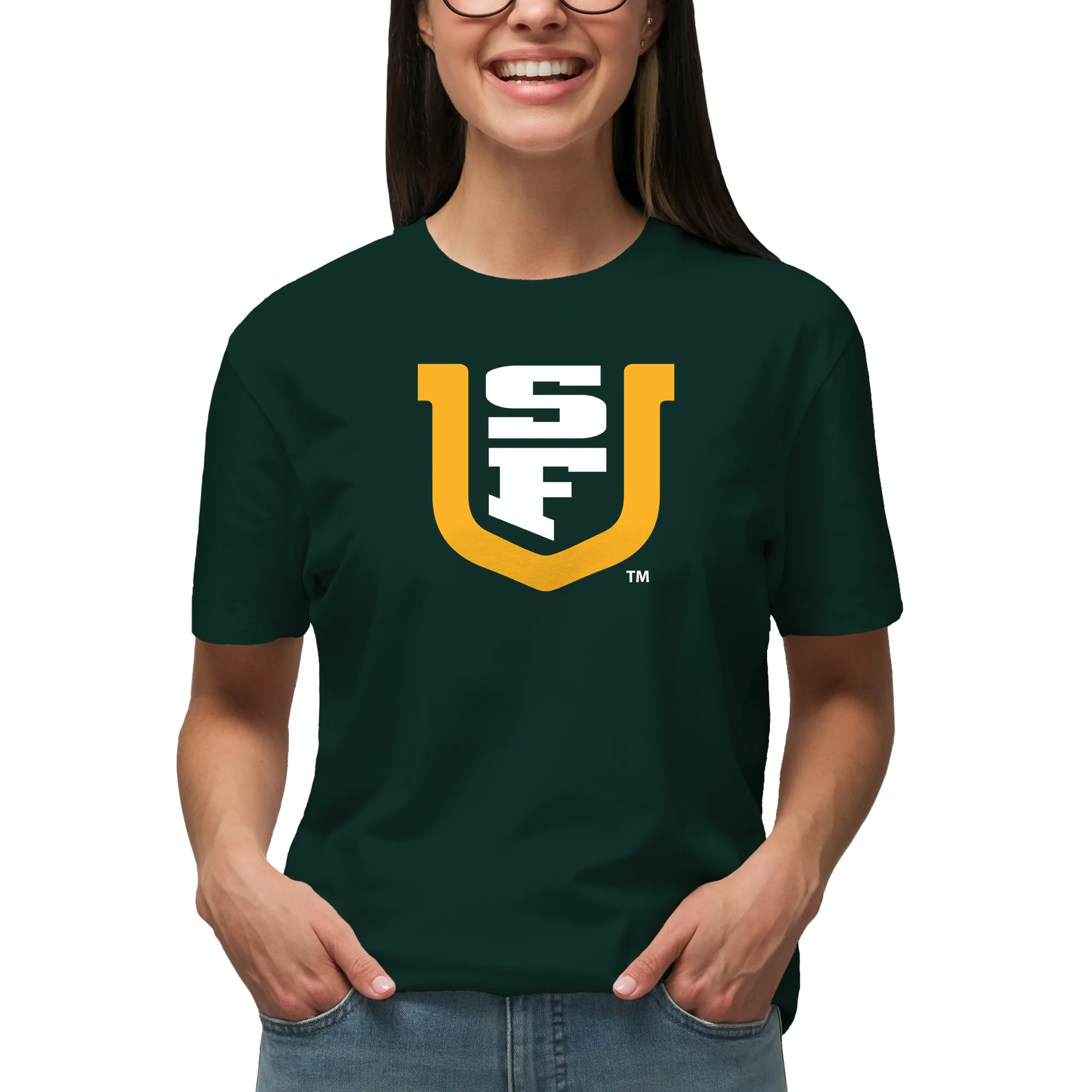 San Francisco Dons Primary Logo T-Shirt - Forest - Image 4