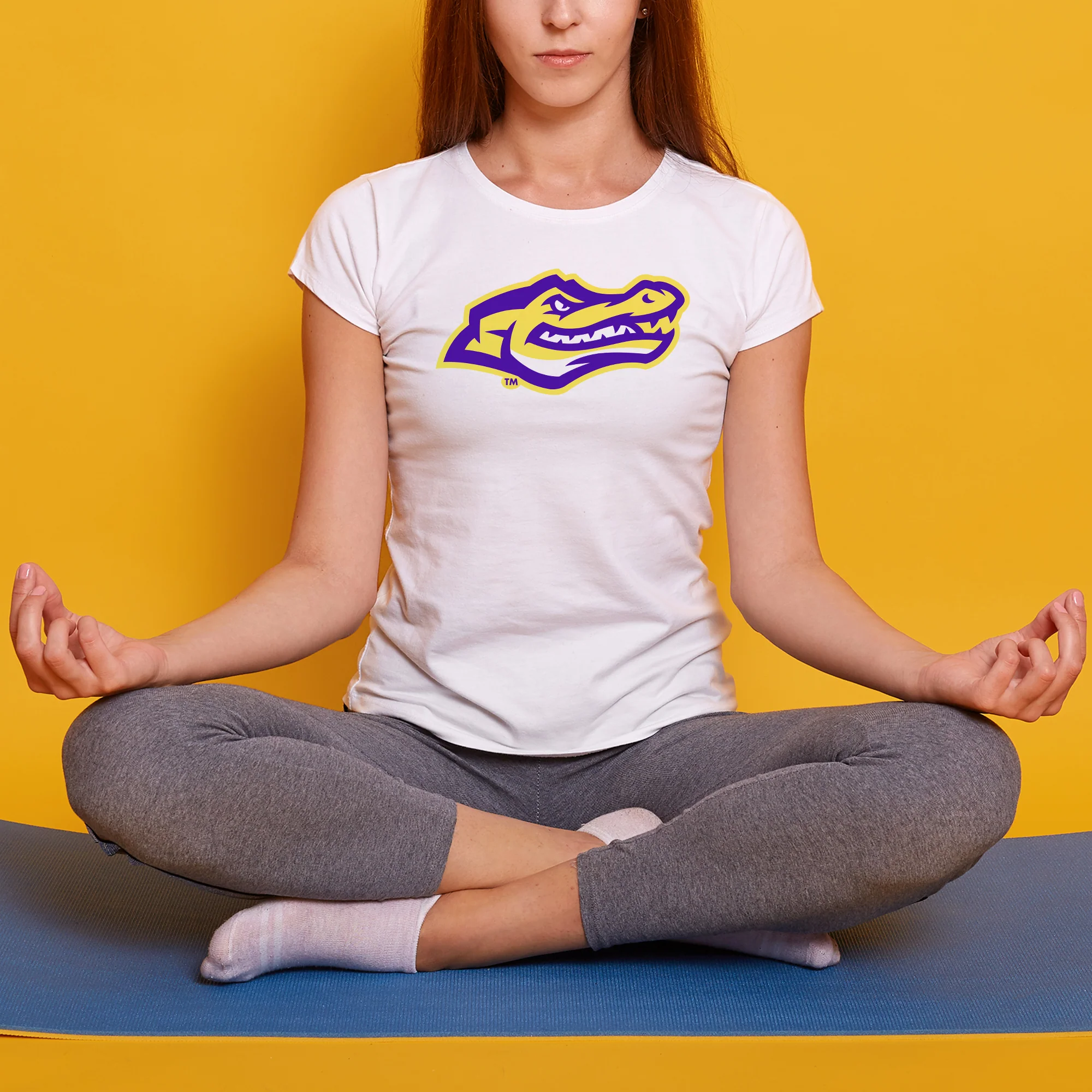 San Francisco State University Gators Primary Logo Women's T-Shirt - White - Image 4
