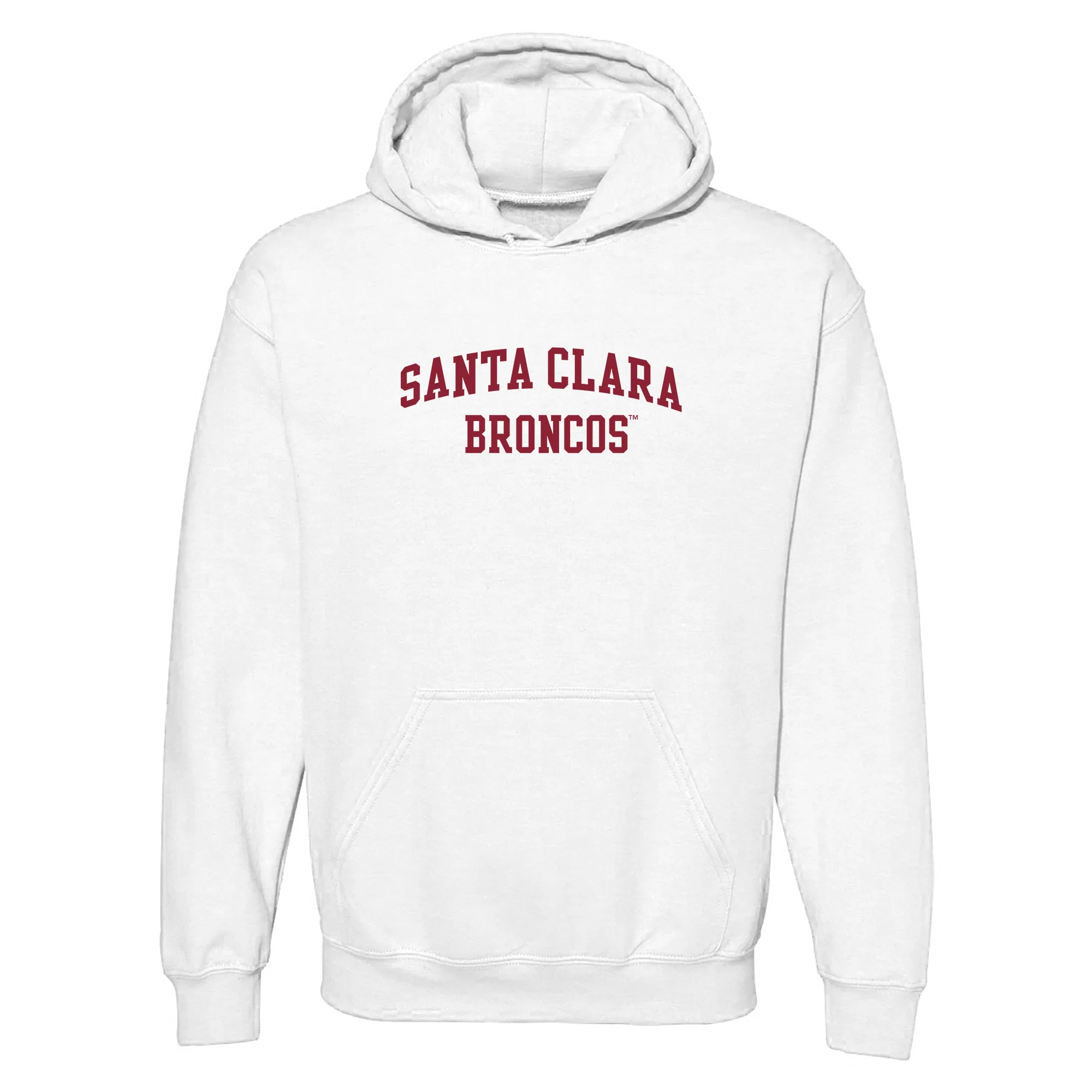 Santa Clara Broncos Arch Logo Hoodie