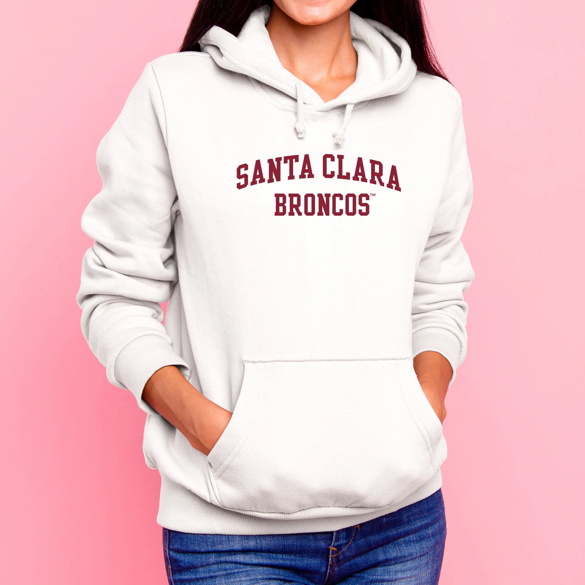Santa Clara Broncos Arch Logo Hoodie - Image 4