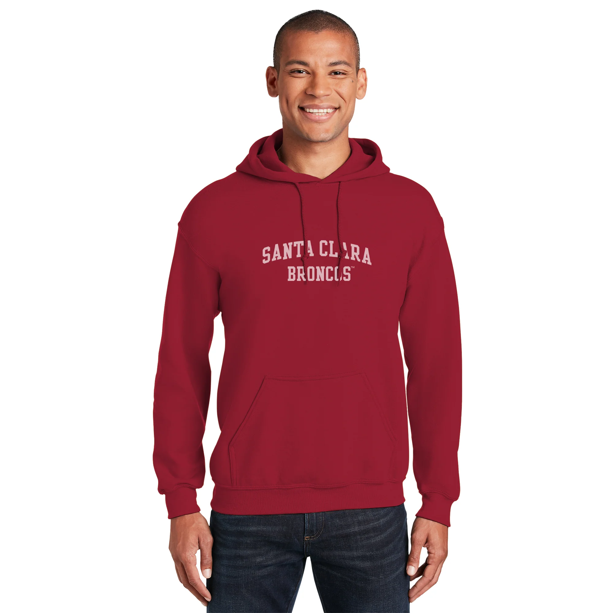 Santa Clara Broncos Arch Logo Hoodie - Image 6