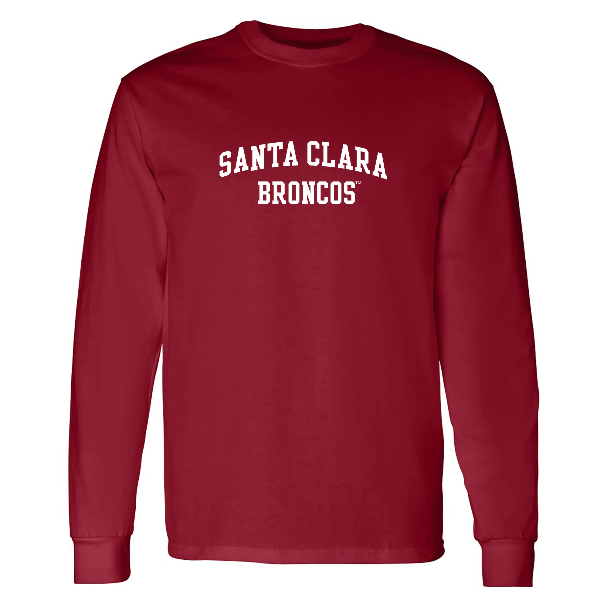 Santa Clara Broncos Arch Logo Long Sleeve - Image 2