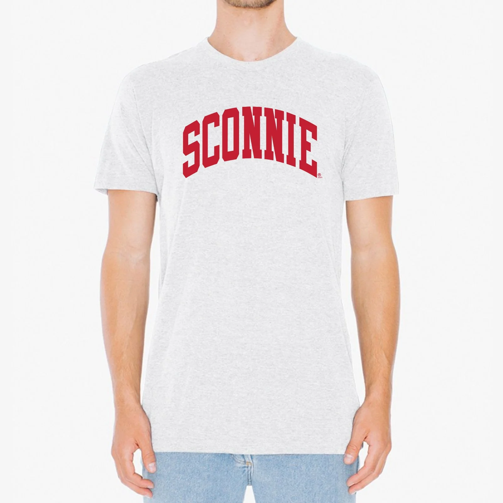 Sconnie Tri-Blend T-shirt - Heather White - Image 4