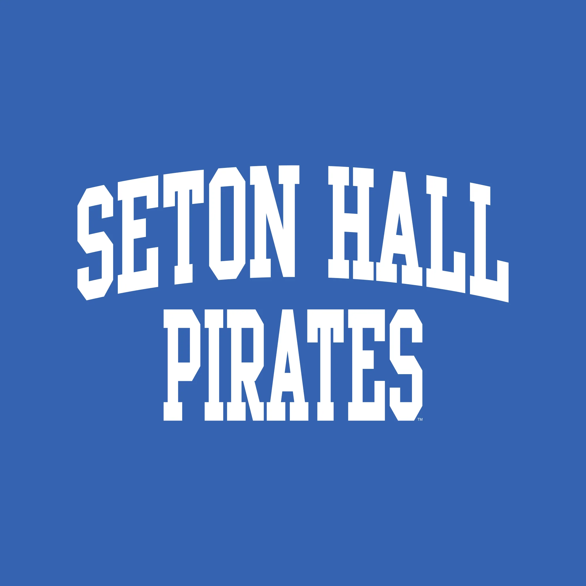 Seton Hall Front Back Print Hoodie - Royal - Image 2
