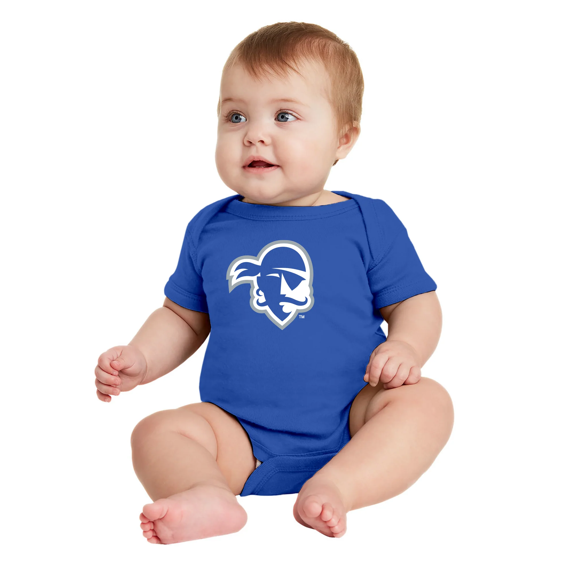 Seton Hall Primary Logo Creeper - Royal - Image 3