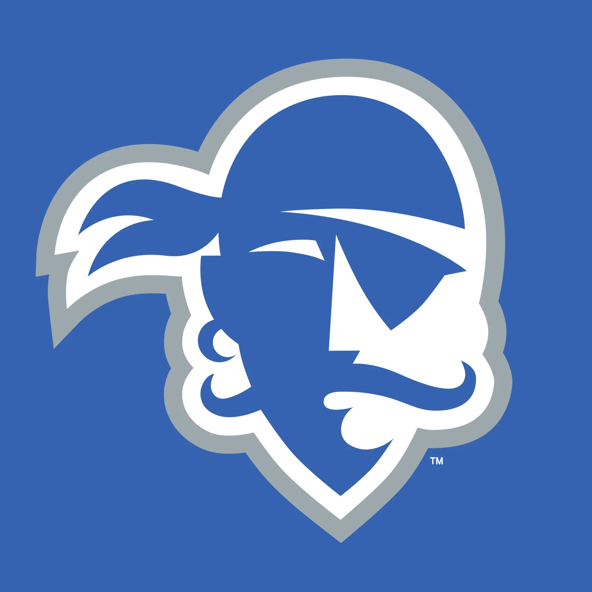 Seton Hall University Pirates Primary Logo Womens Short Sleeve T Shirt - Royal - Image 2