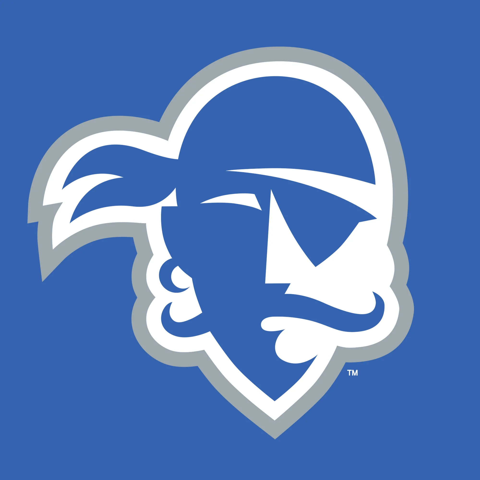 Seton Hall University Pirates Primary Logo Youth Short Sleeve T Shirt - Royal - Image 2