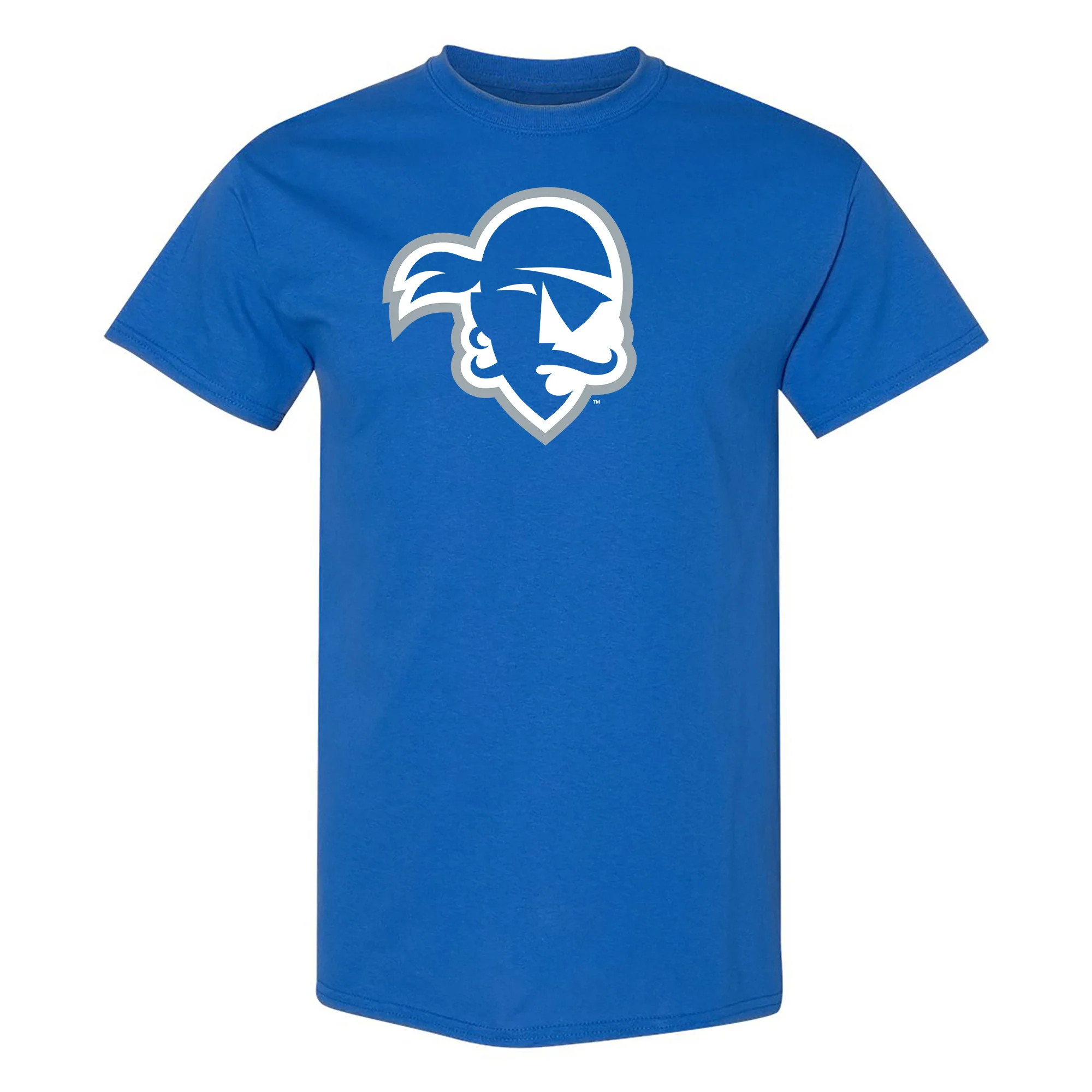 Seton Hall University Pirates Primary Logo Short Sleeve T Shirt - Royal