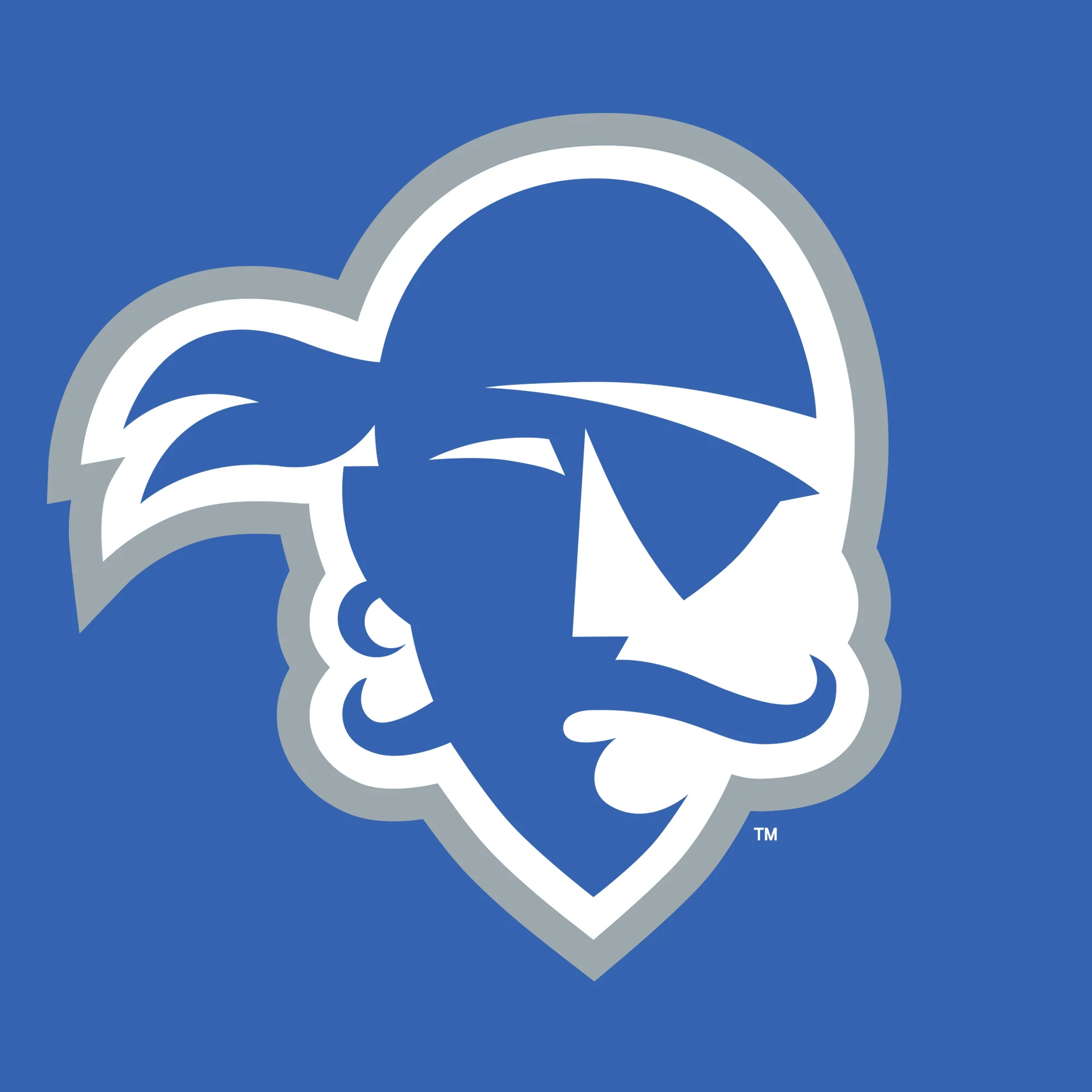 Seton Hall University Pirates Primary Logo Short Sleeve T Shirt - Royal - Image 2