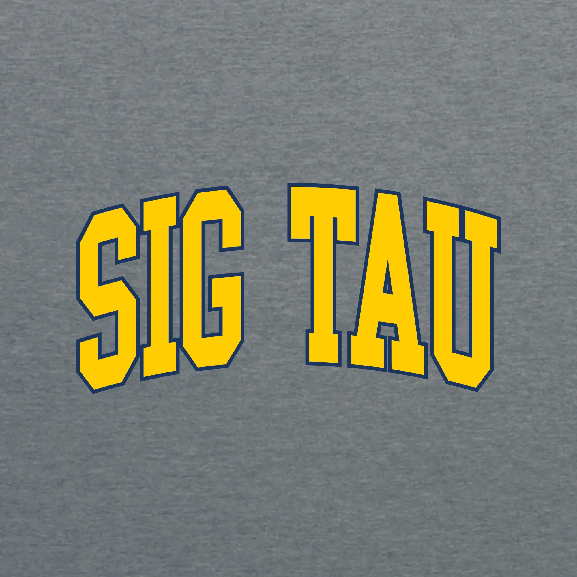 Sigma Tau Gamma Greek Mega Arch T-Shirt - Graphite Heather - Image 2