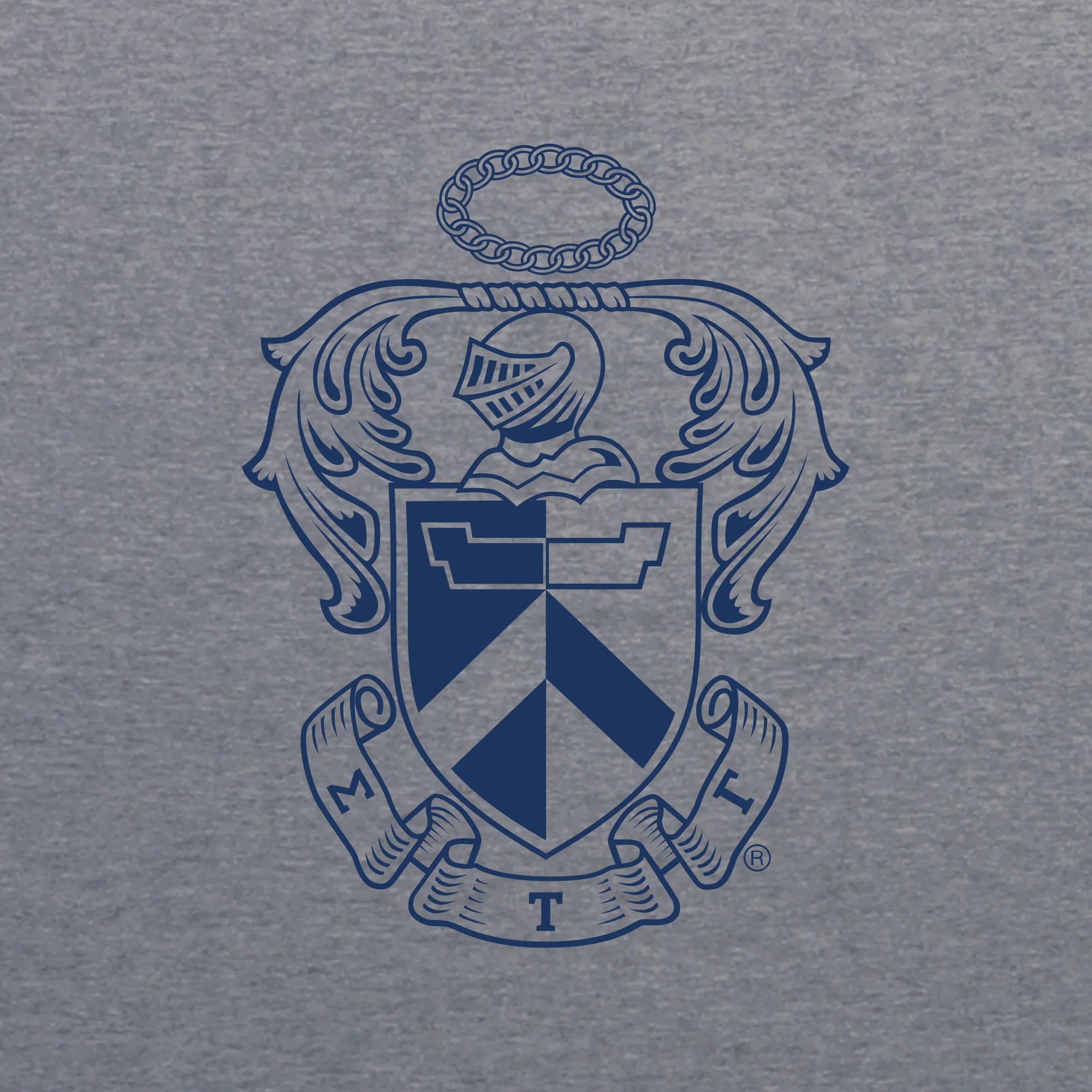 Sigma Tau Gamma LC & Back Print Triblend T-Shirt - Premium Heather - Image 3