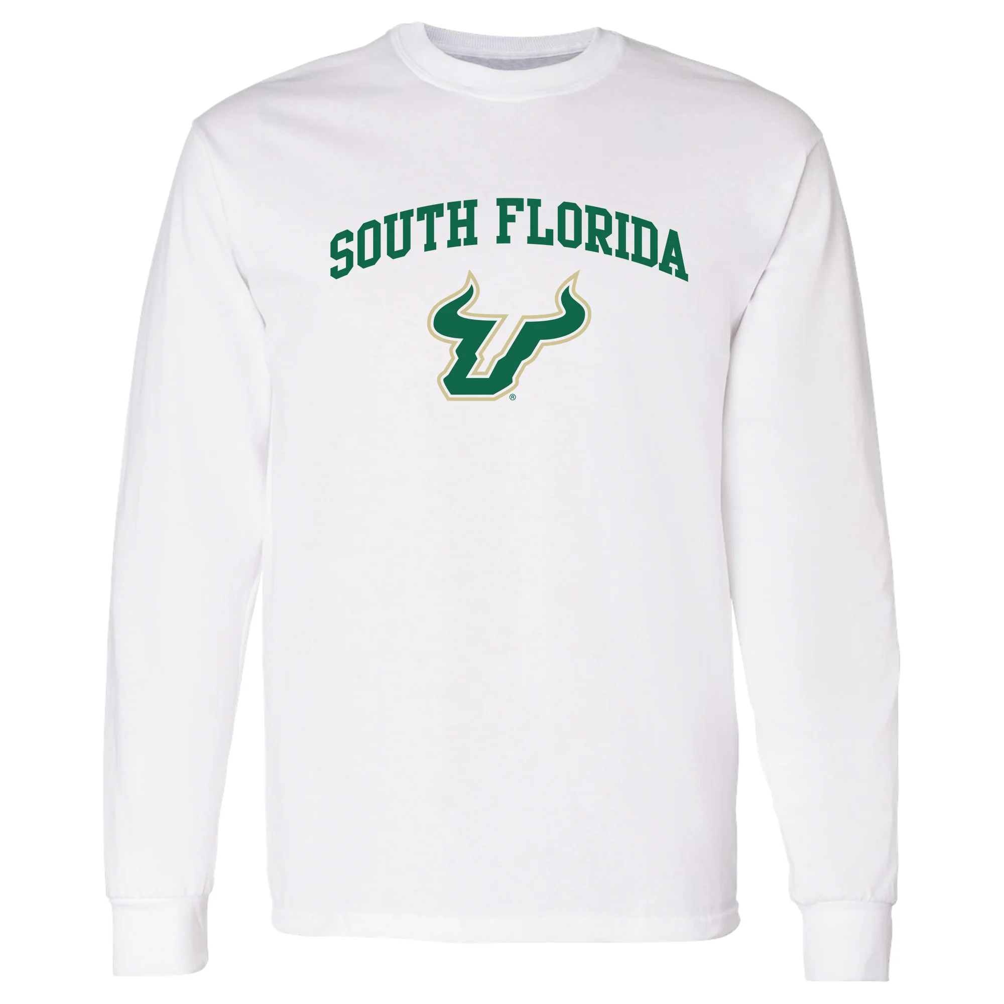 South Florida Bulls Arch Logo Long Sleeve T-Shirt