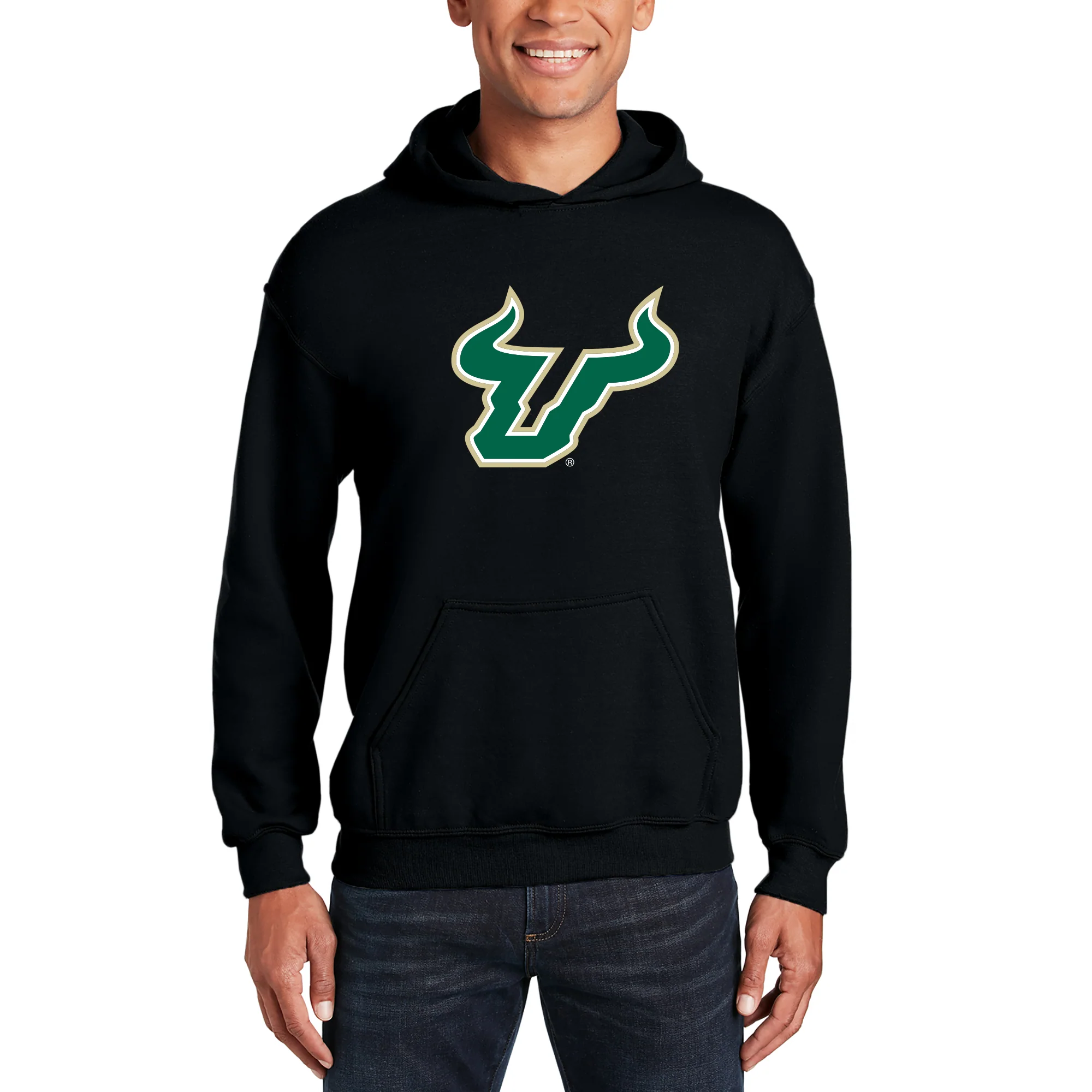 South Florida Primary Logo Hoodie - Black - Image 3