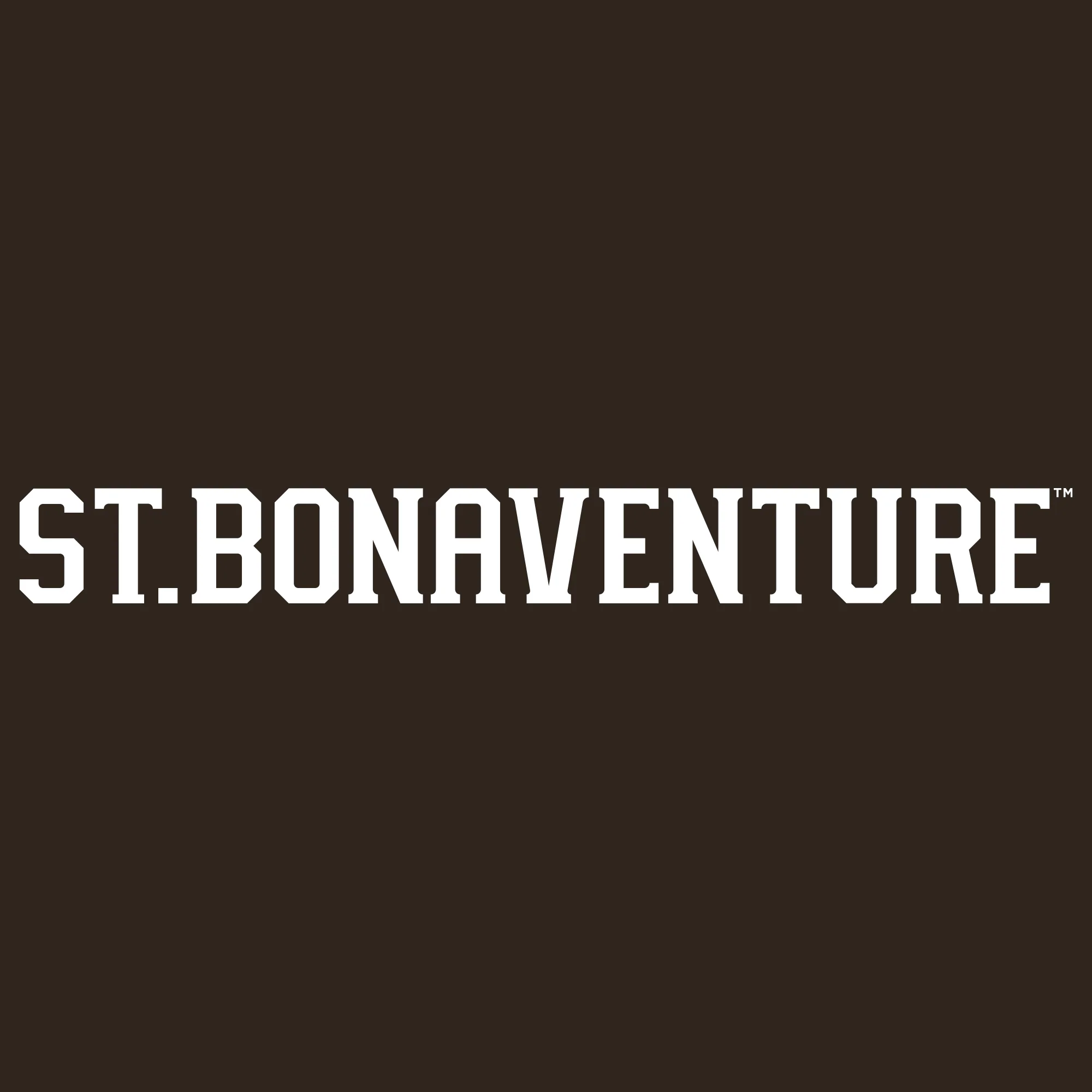 St. Bonaventure Bonnies Basic Block T Shirt - Dark Chocolate - Image 2