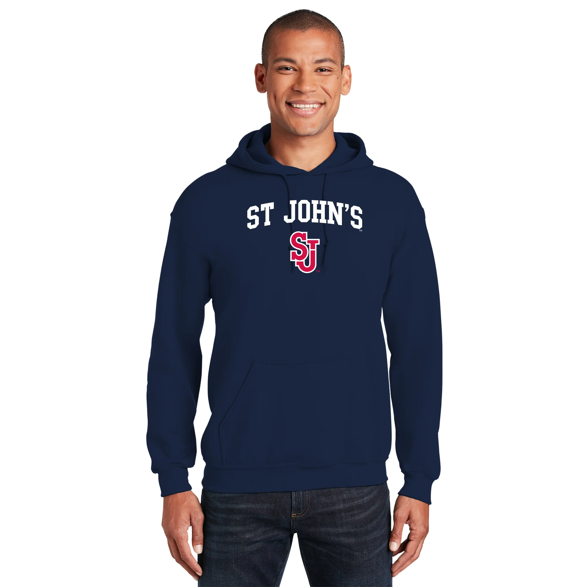 St John's University Red Storm Arch Logo Hoodie - Image 4