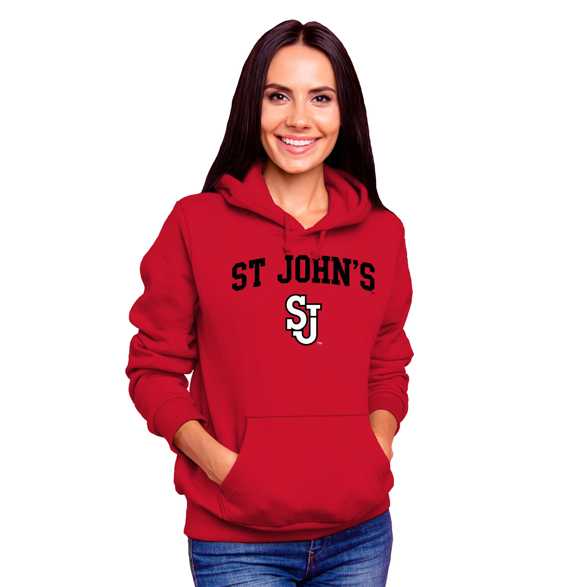 St John's University Red Storm Arch Logo Hoodie - Image 6