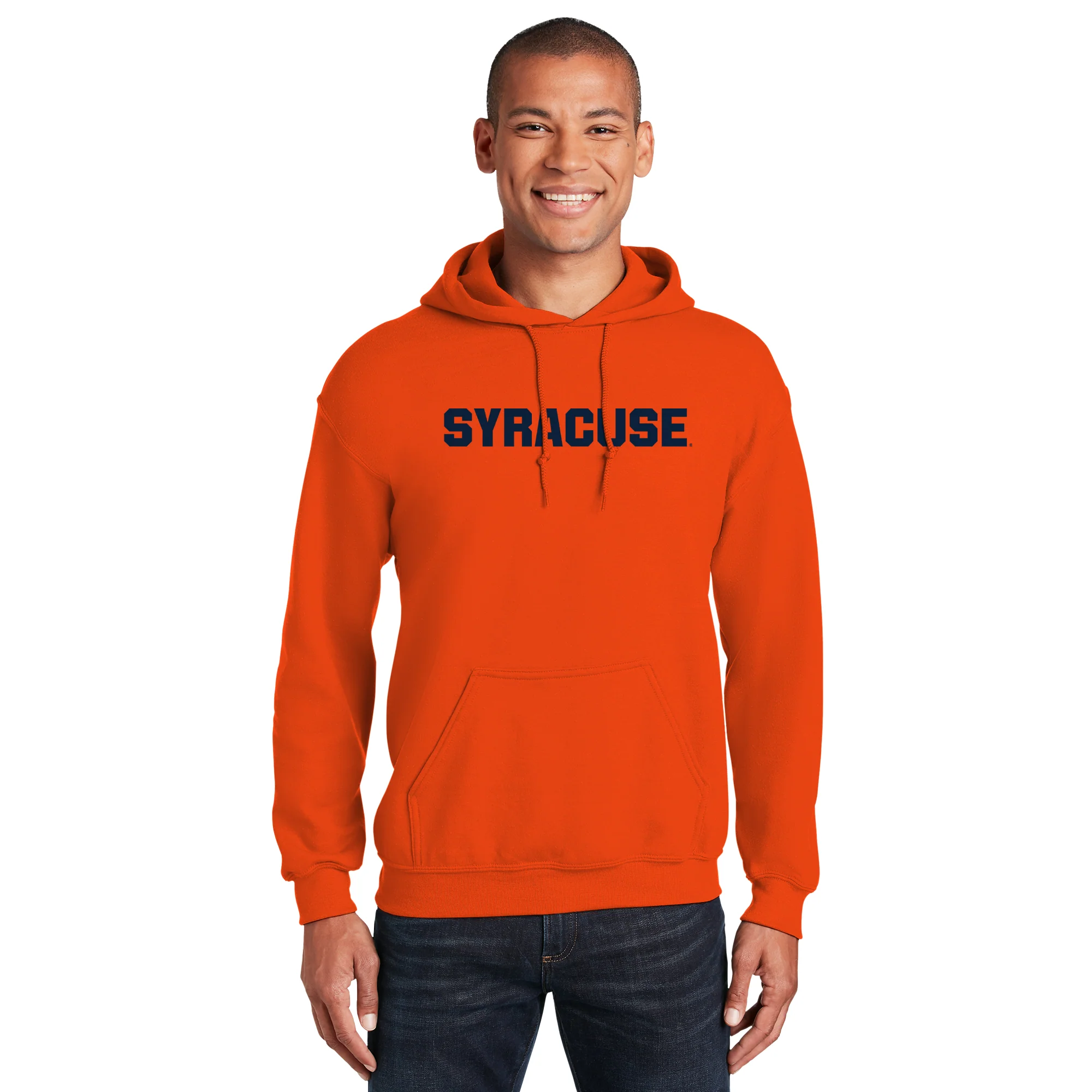 Syracuse Oranges Basic Block Hoodie - Orange - Image 3