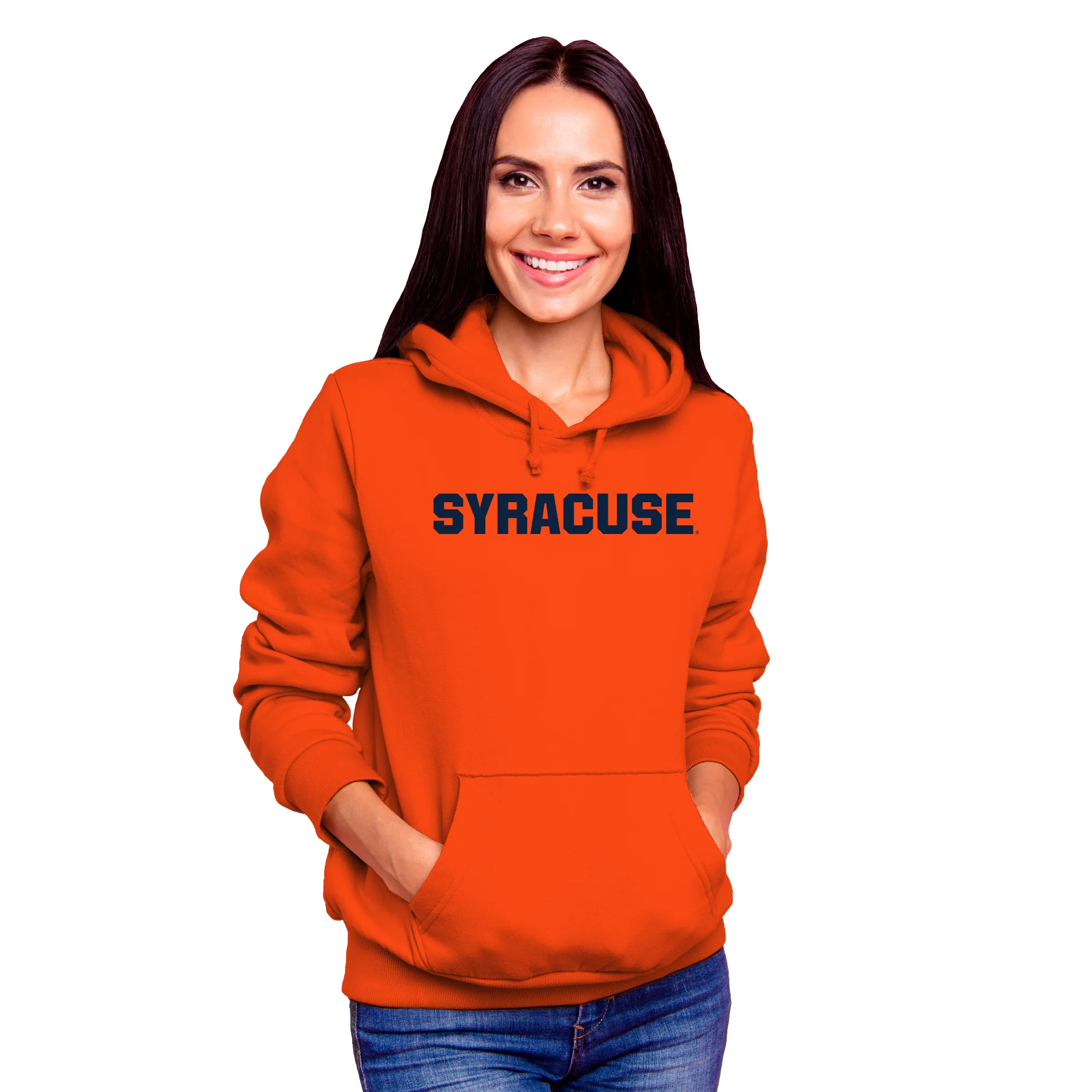 Syracuse Oranges Basic Block Hoodie - Orange - Image 4