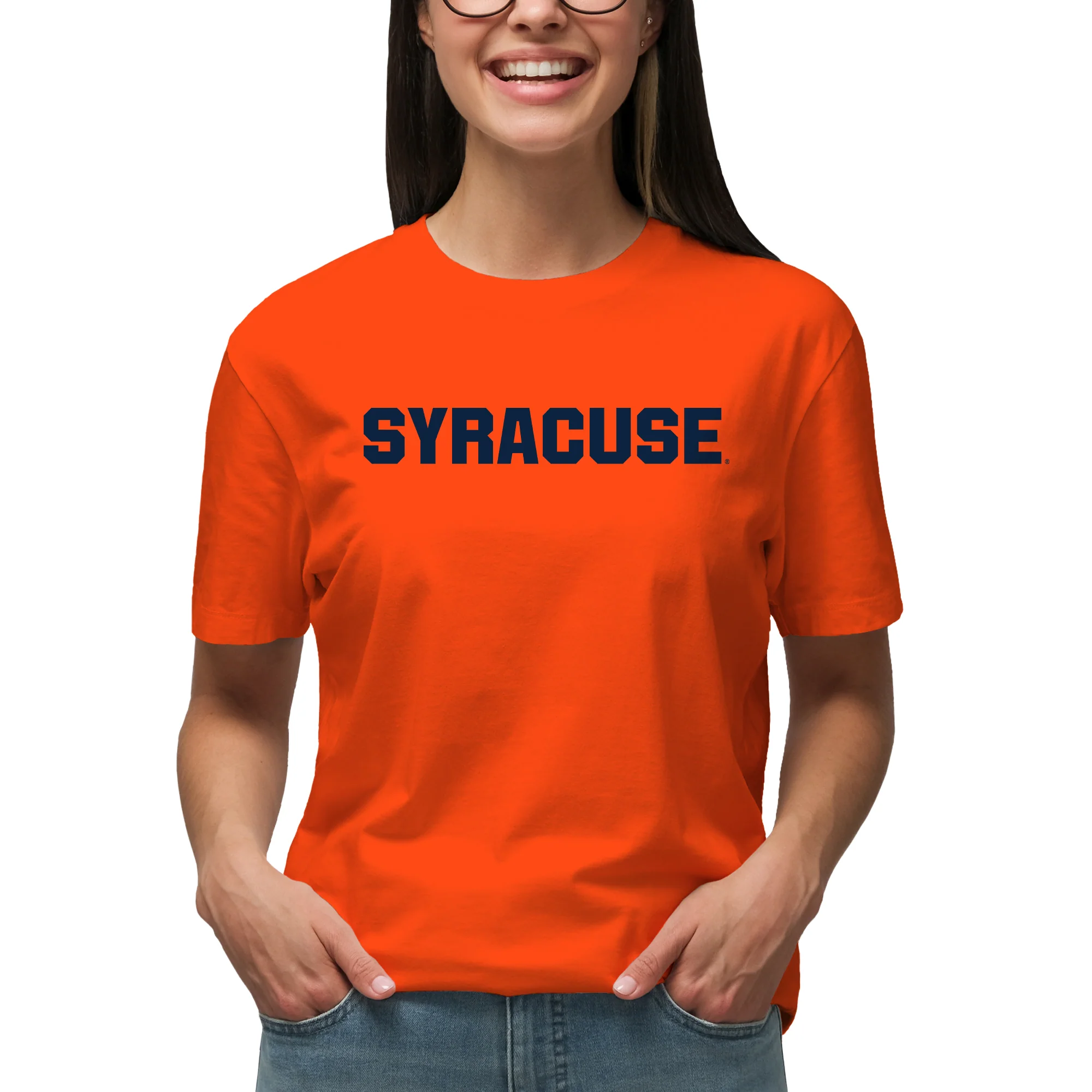 Syracuse Oranges Basic Block T-Shirt - Orange - Image 4