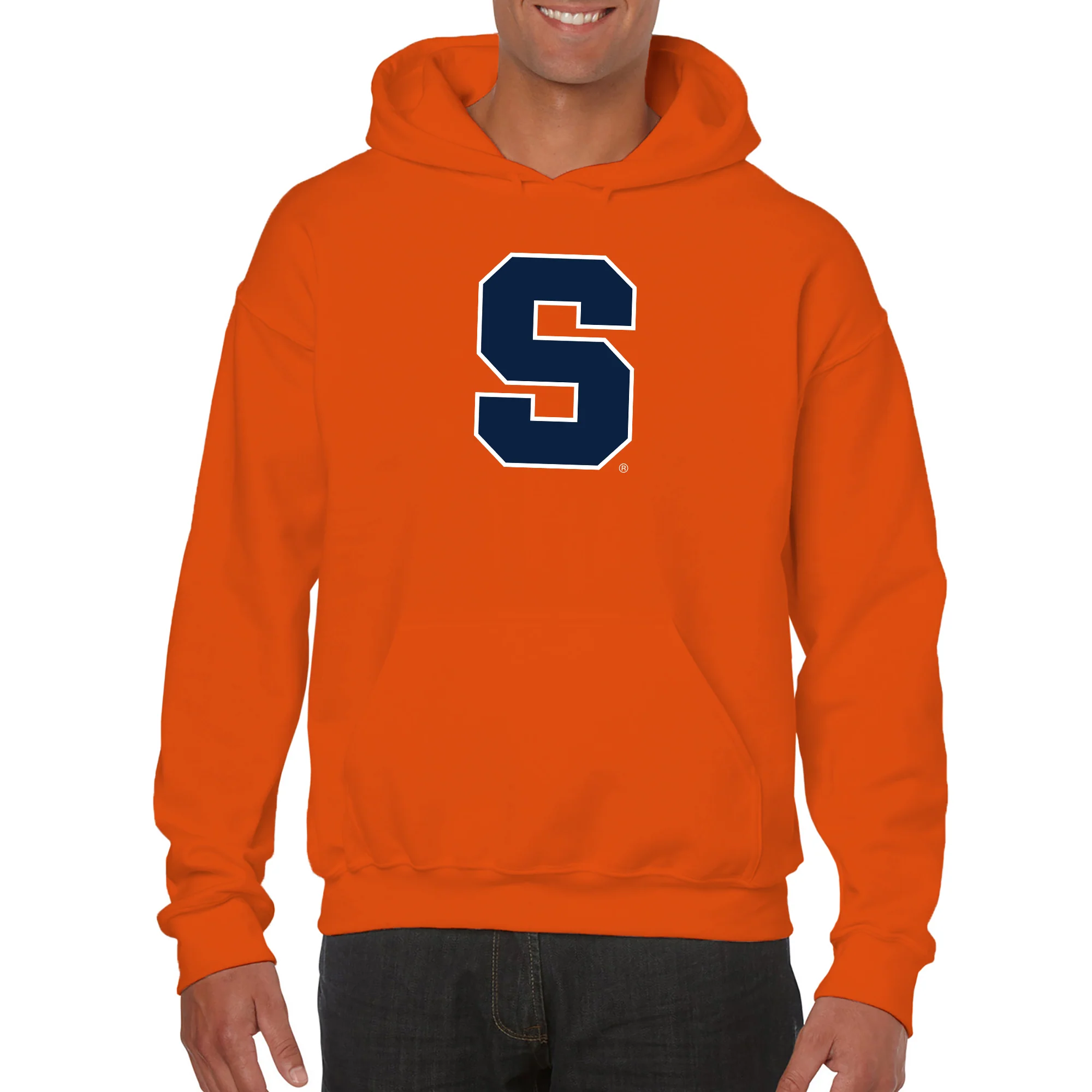 Syracuse Oranges Primary Logo Hoodie - Orange - Image 3