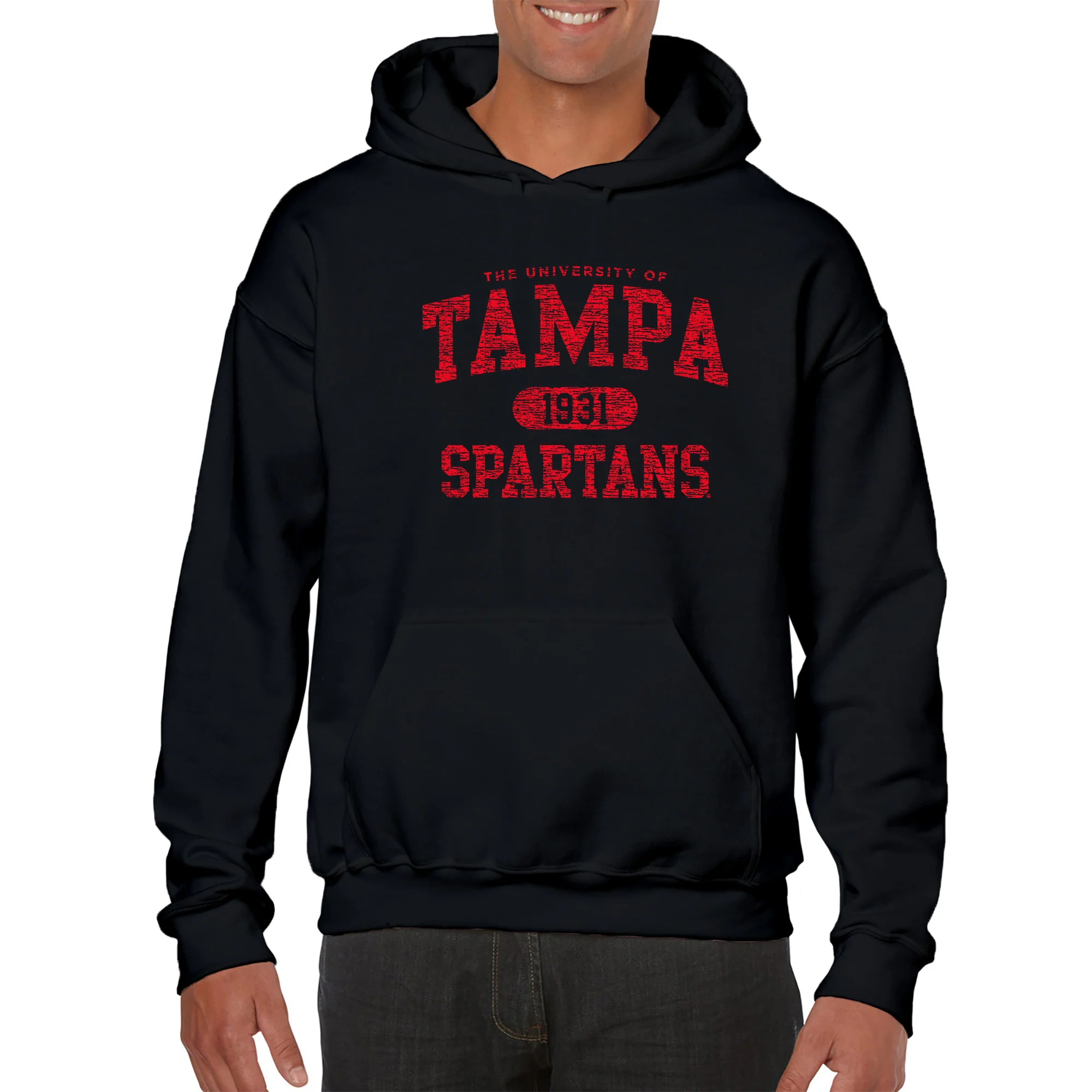 Tampa Athletic Arch Hoodie - Black - Image 3