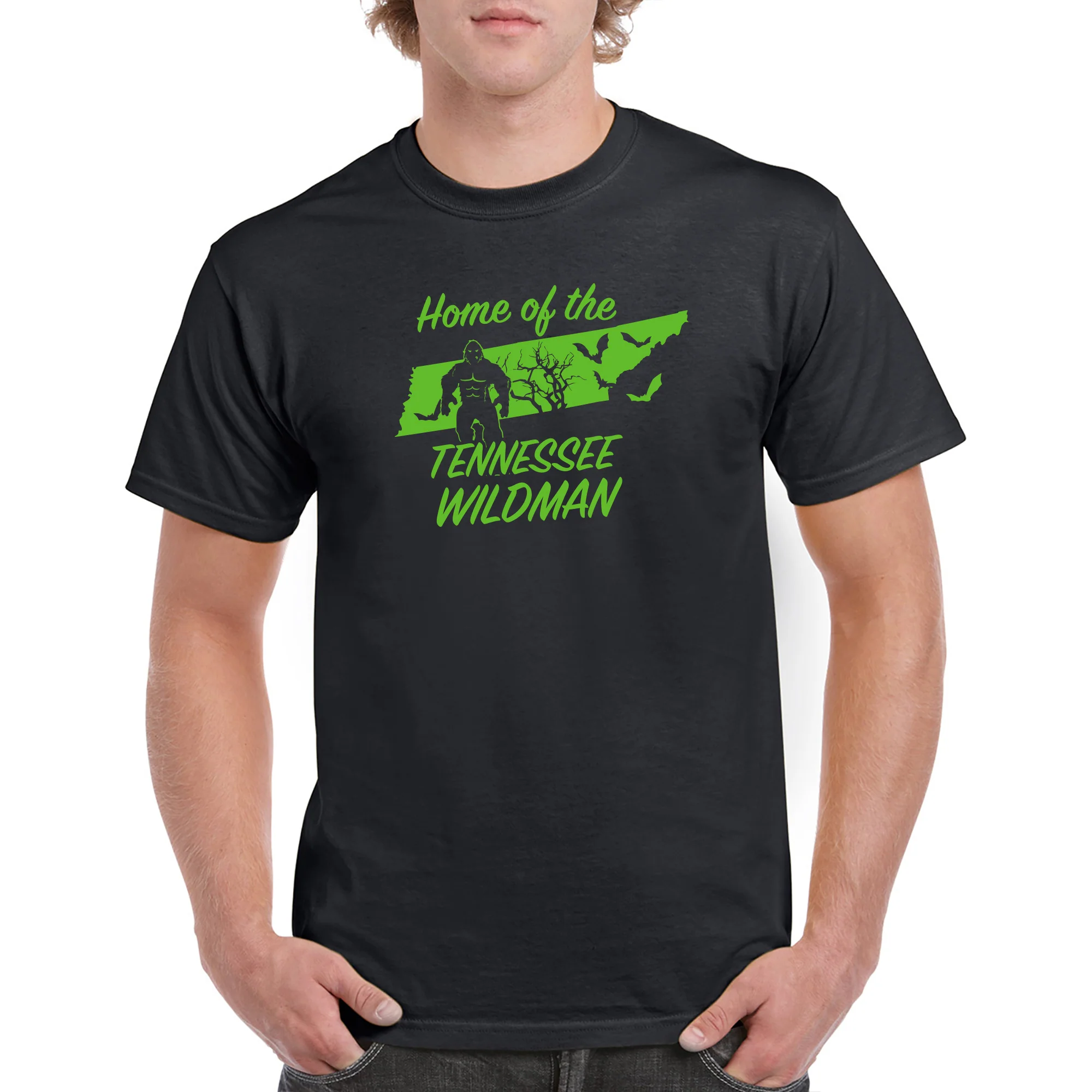 Tennessee Wildman Cryptid T-Shirt - Black - Image 3