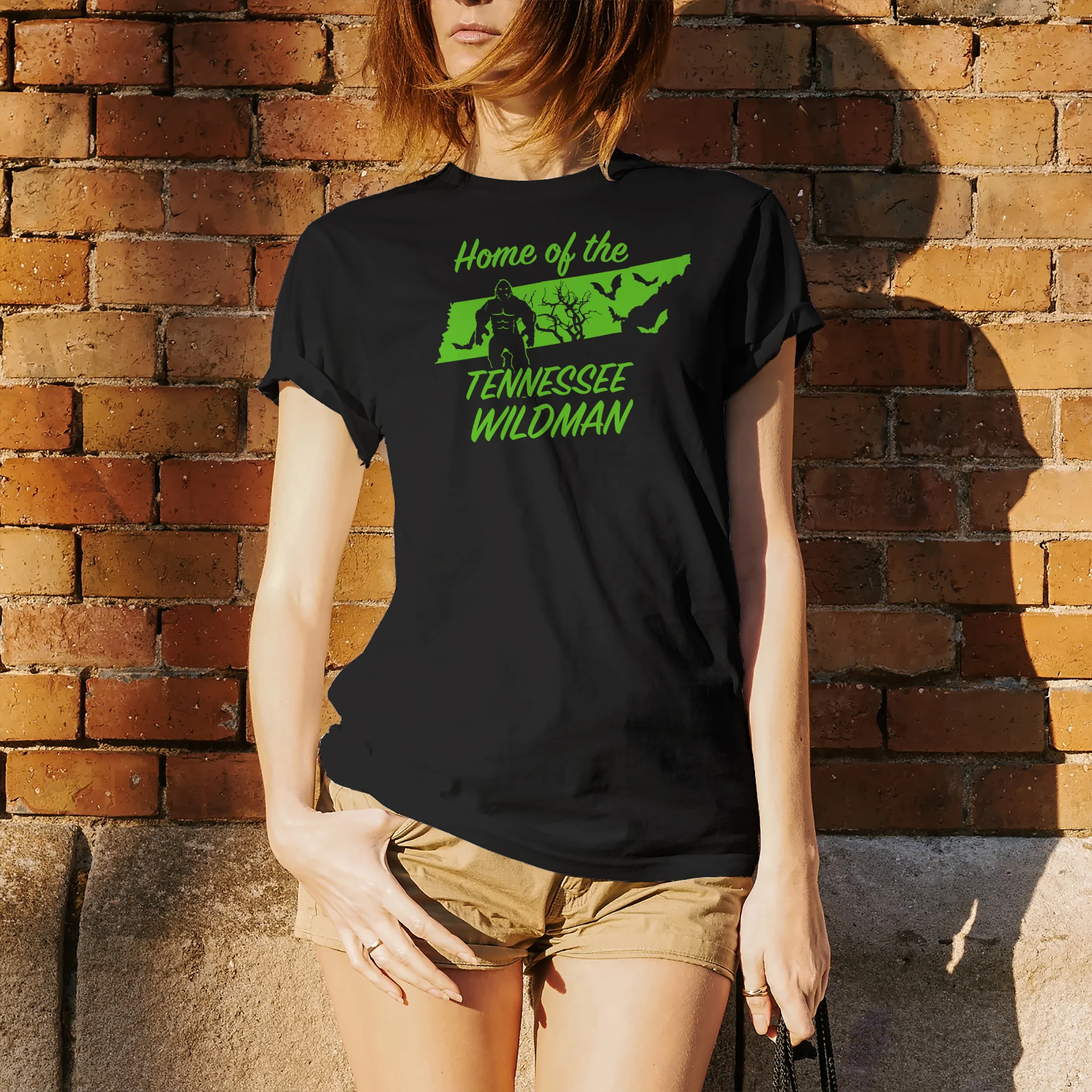 Tennessee Wildman Cryptid T-Shirt - Black - Image 4