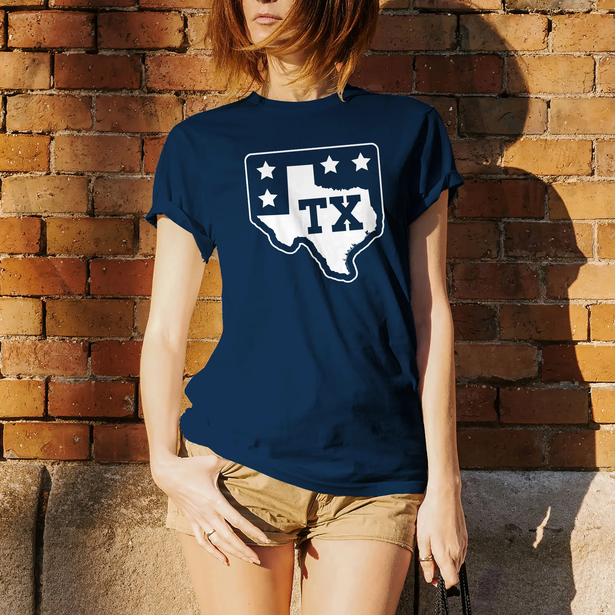 Texas Stars T-Shirt - Navy - Image 4