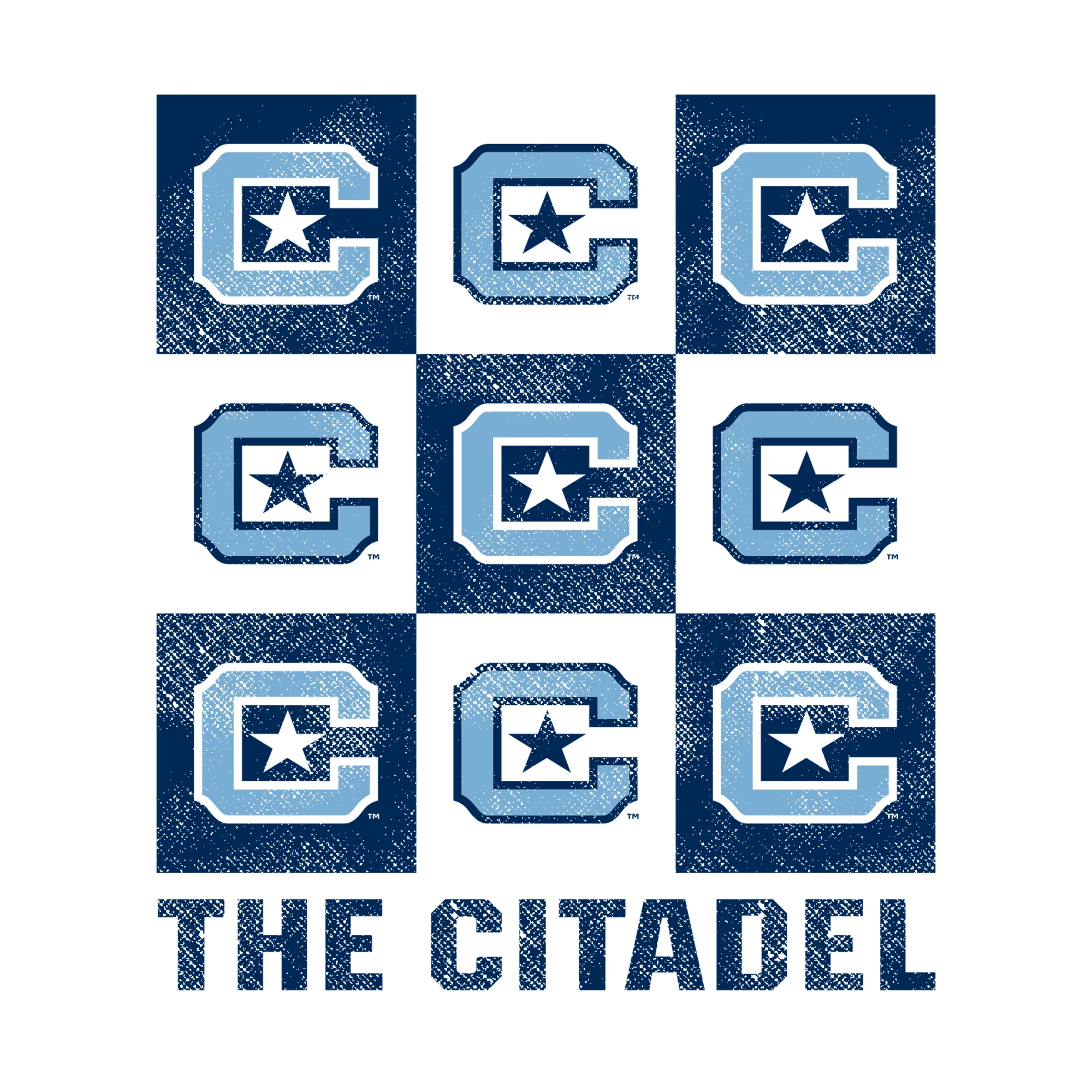 The Citadel Checkerbox Crewneck Sweatshirt - White - Image 2