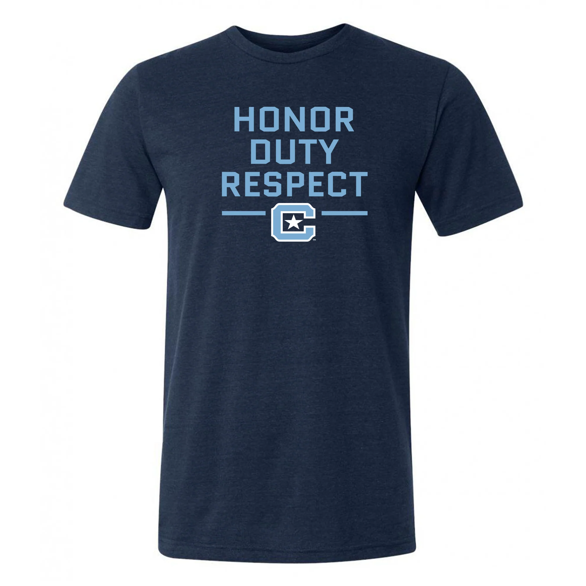 The Citadel Honor Duty Respect Canvas Triblend T-Shirt - Solid Navy