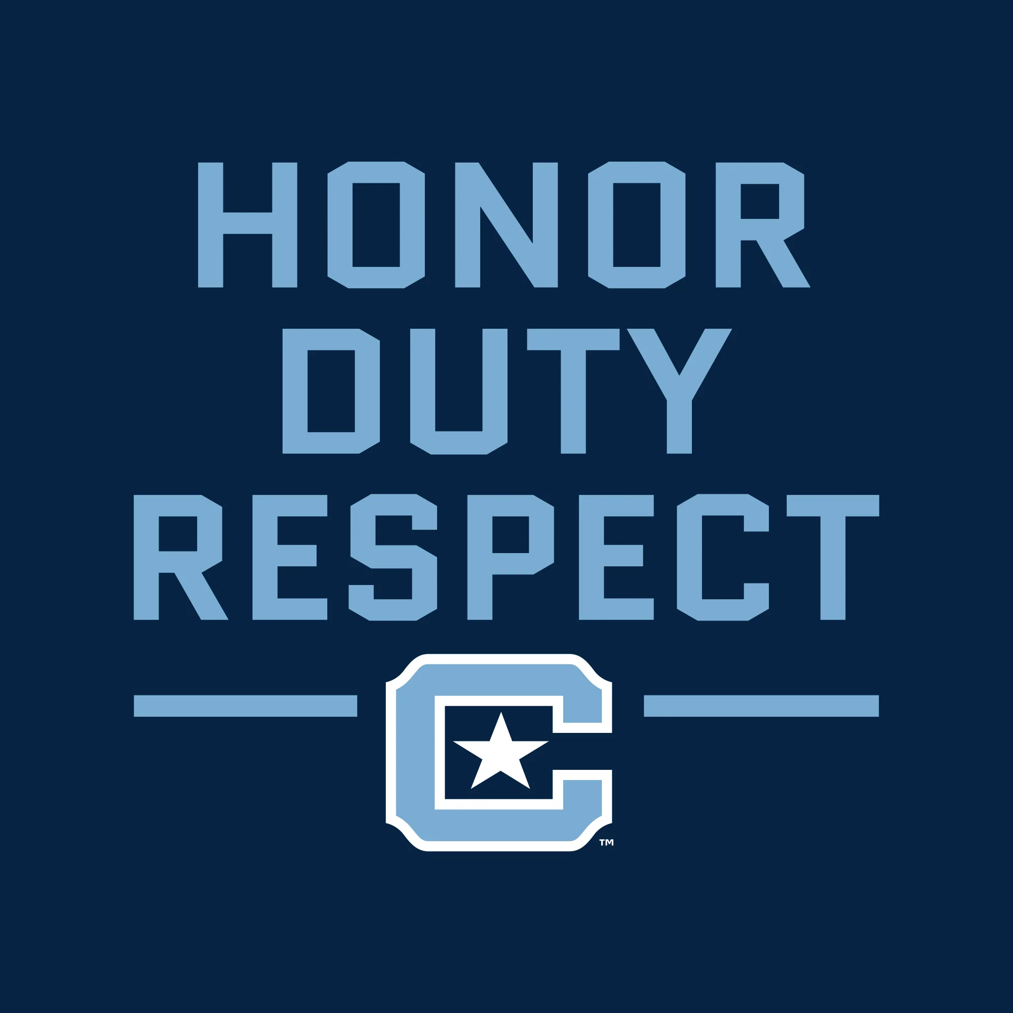 The Citadel Honor Duty Respect Hoodie - Navy - Image 2