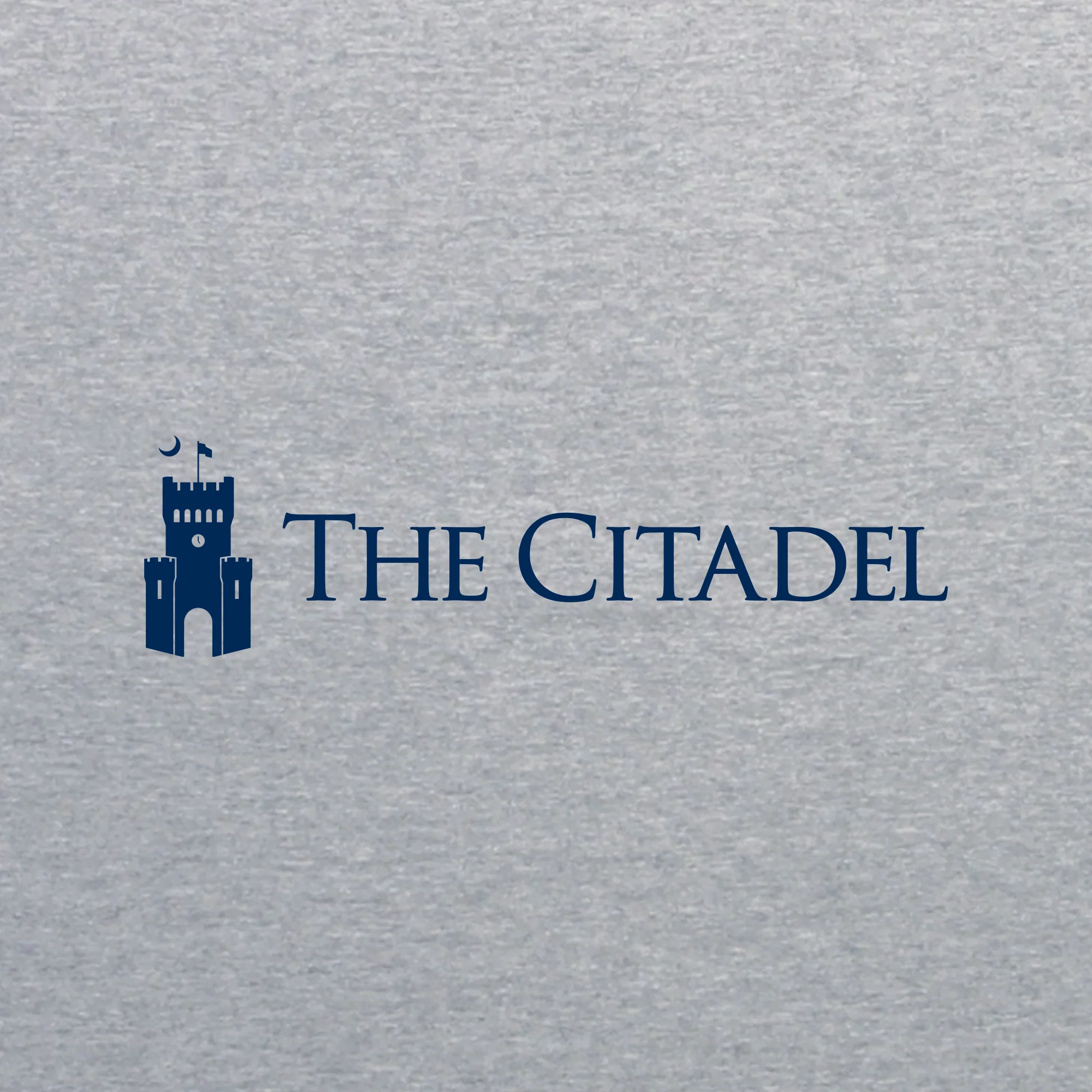 The Citadel Institutional Logo Long Sleeve - Sport Grey - Image 2