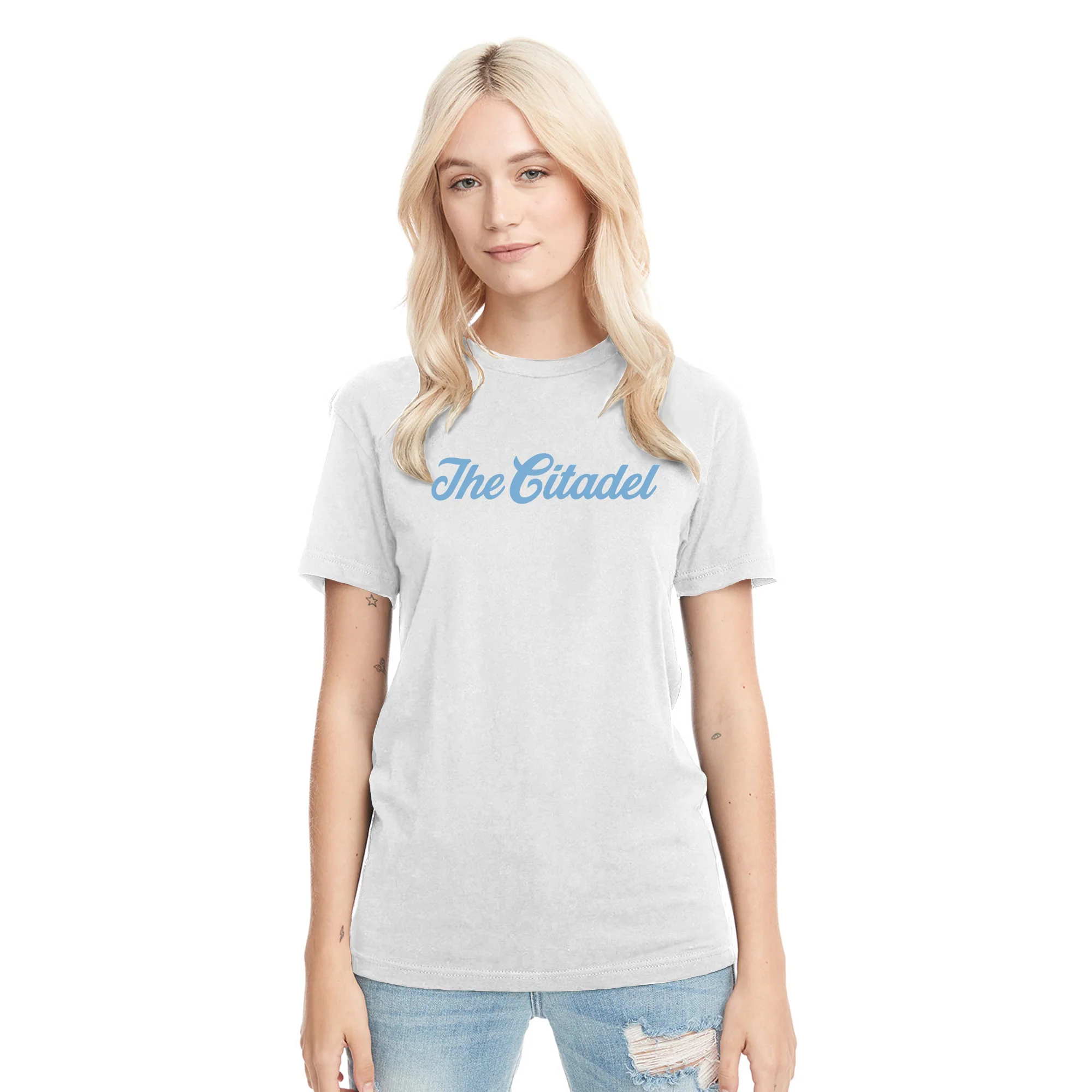 The Citadel Script Wordmark NLA Triblend T-Shirt - Image 8