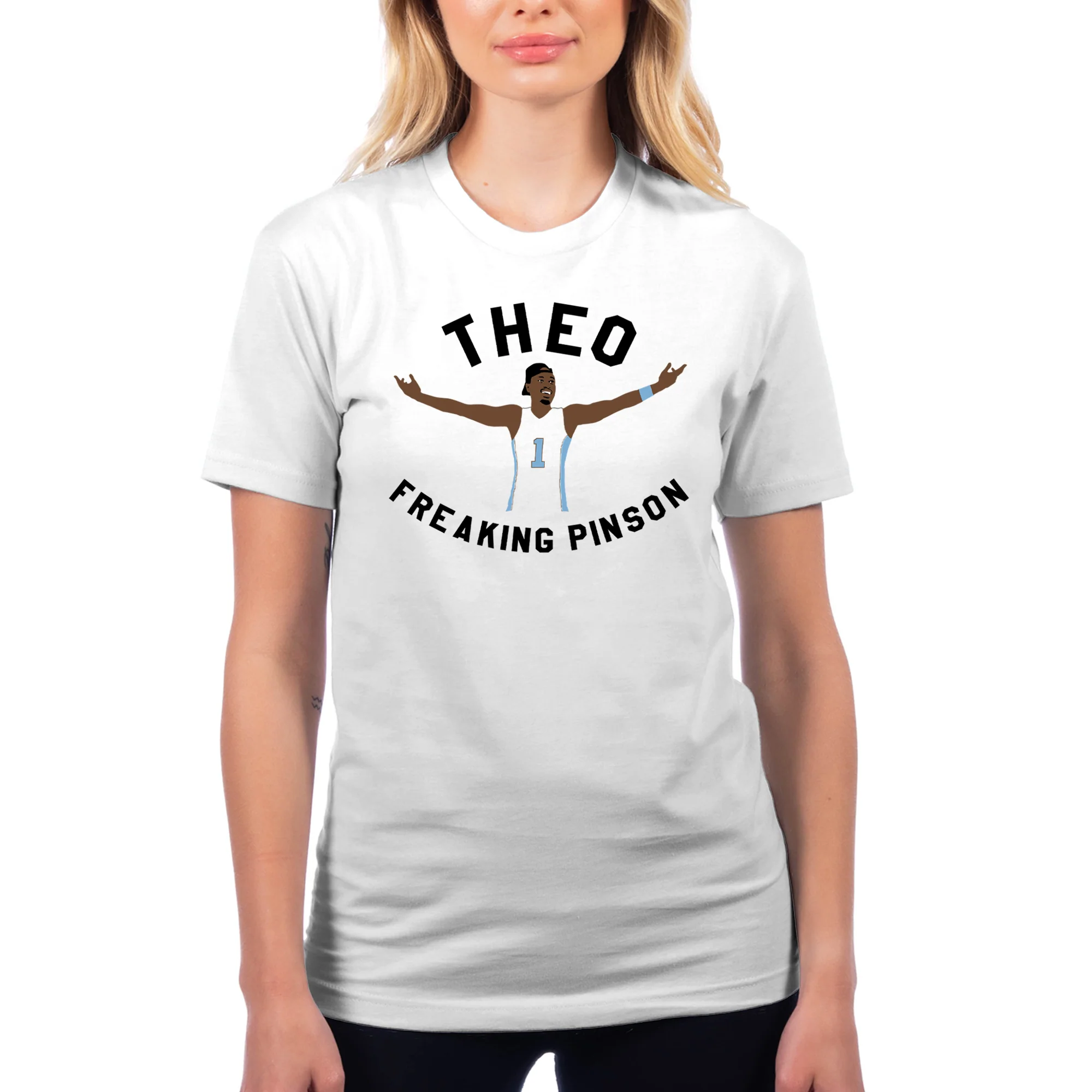 Theo Freaking Pinson Premium Cotton T-Shirt - White - Image 5