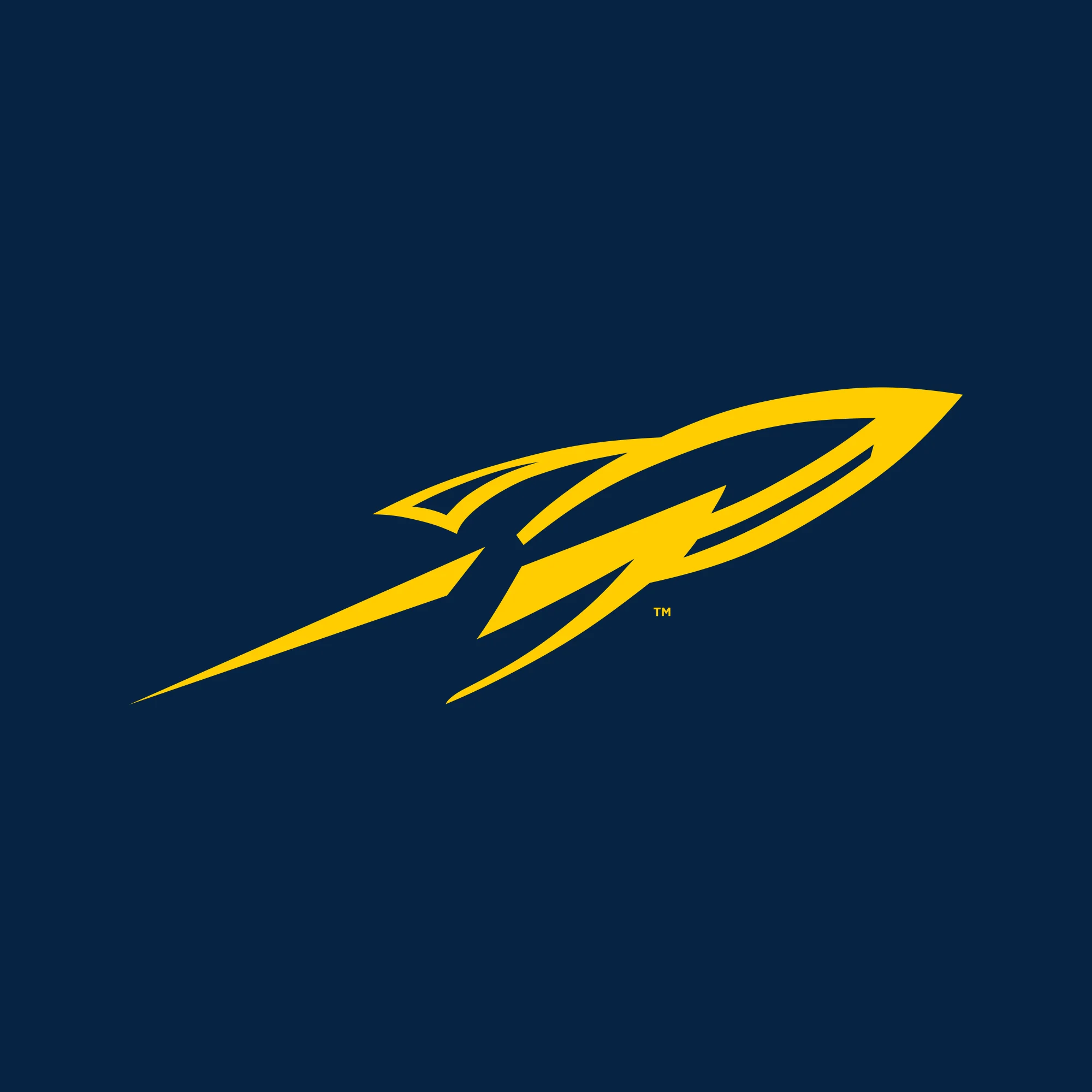 University of Toledo Rockets Front Back Print Heavy Blend Hoodie - Navy - Image 4