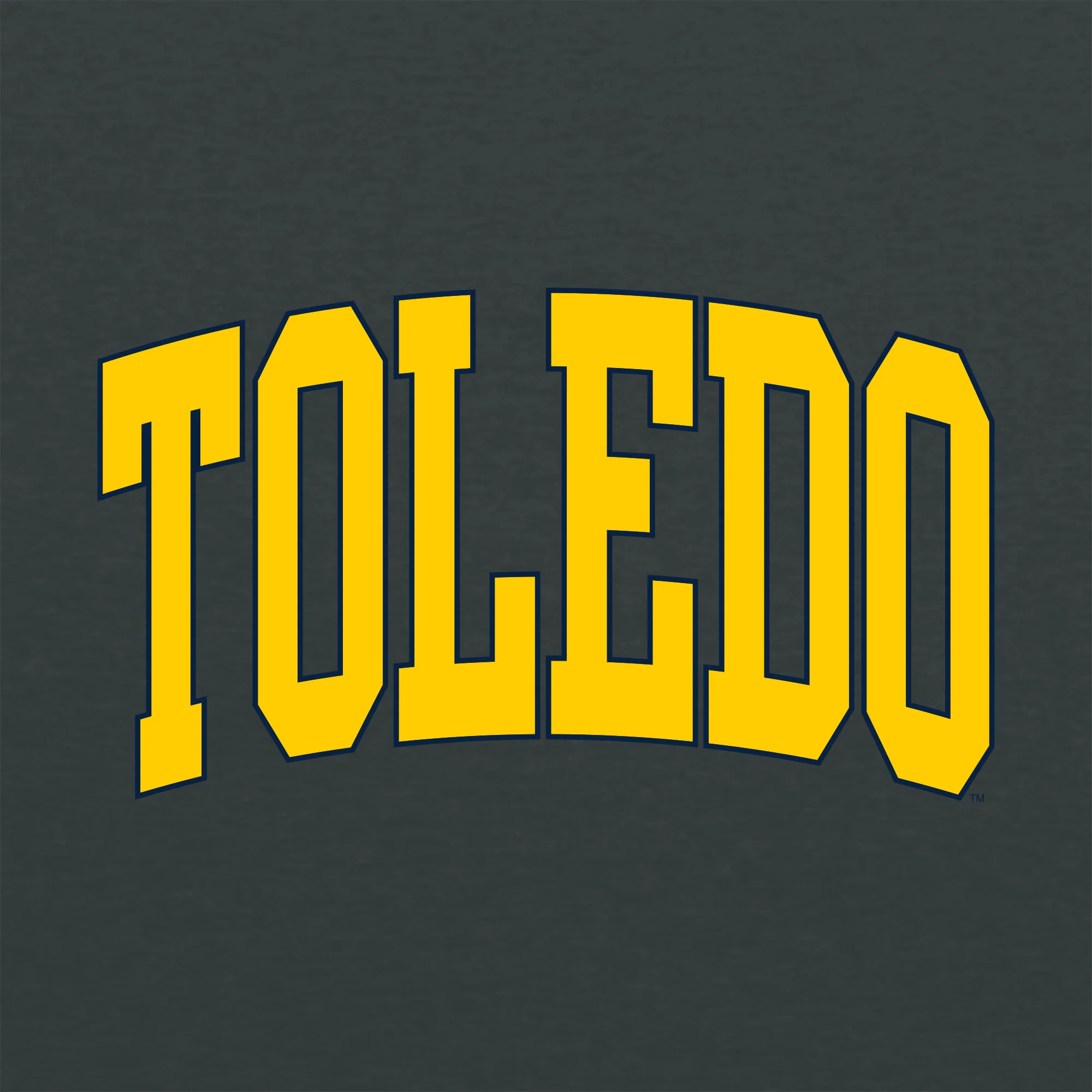 Toledo Rockets Mega Arch T-Shirt - Dark Heather - Image 2