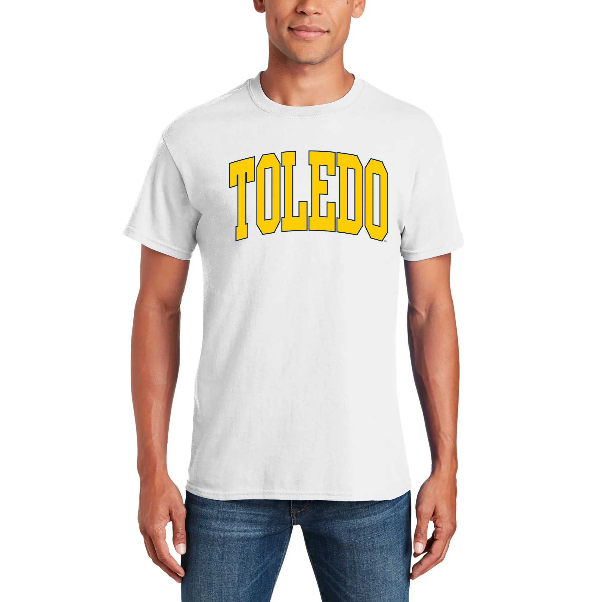 Toledo Rockets Mega Arch T-Shirt - White - Image 3