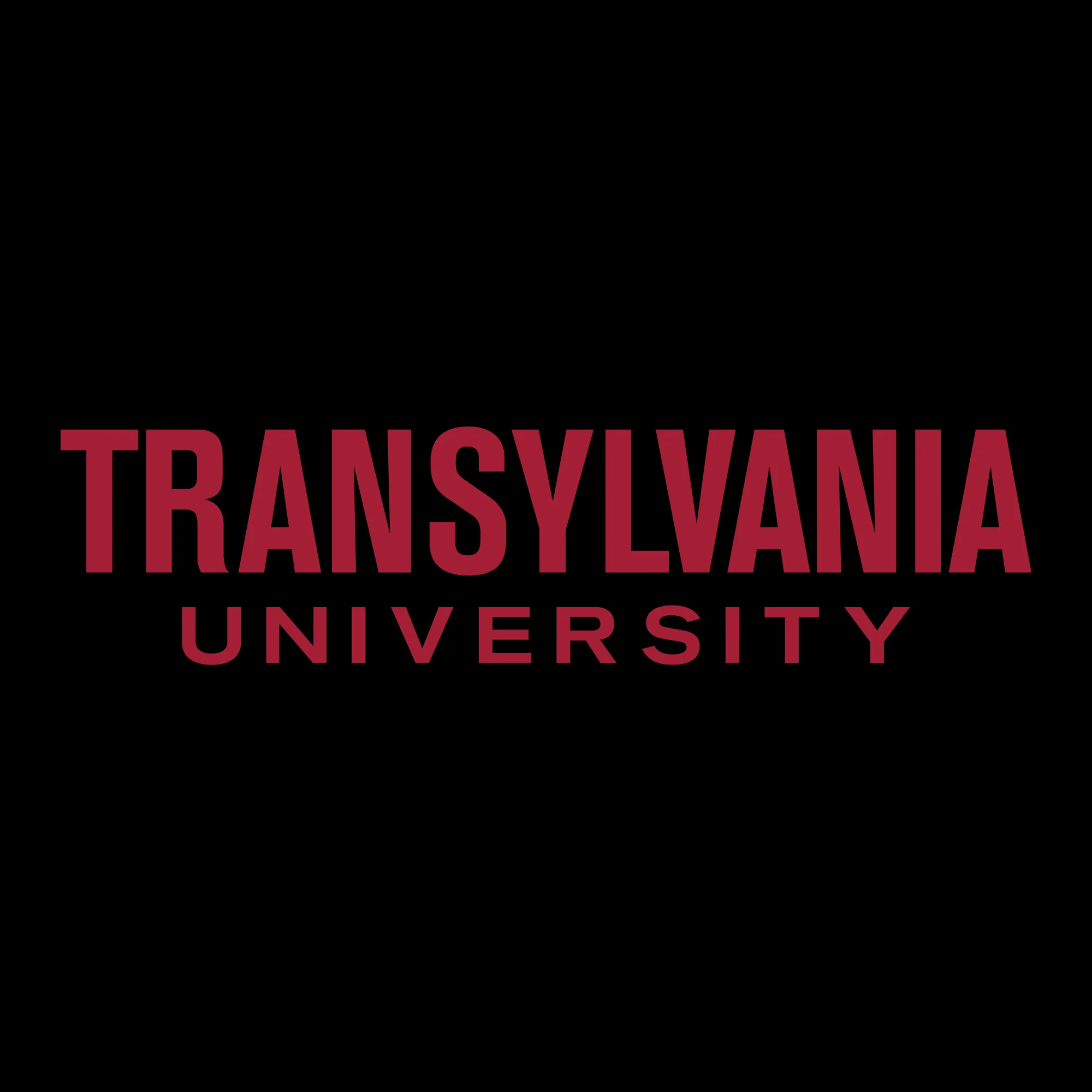Transylvania University Pioneers Basic Block Womens Short Sleeve T Shirt - Black - Image 2