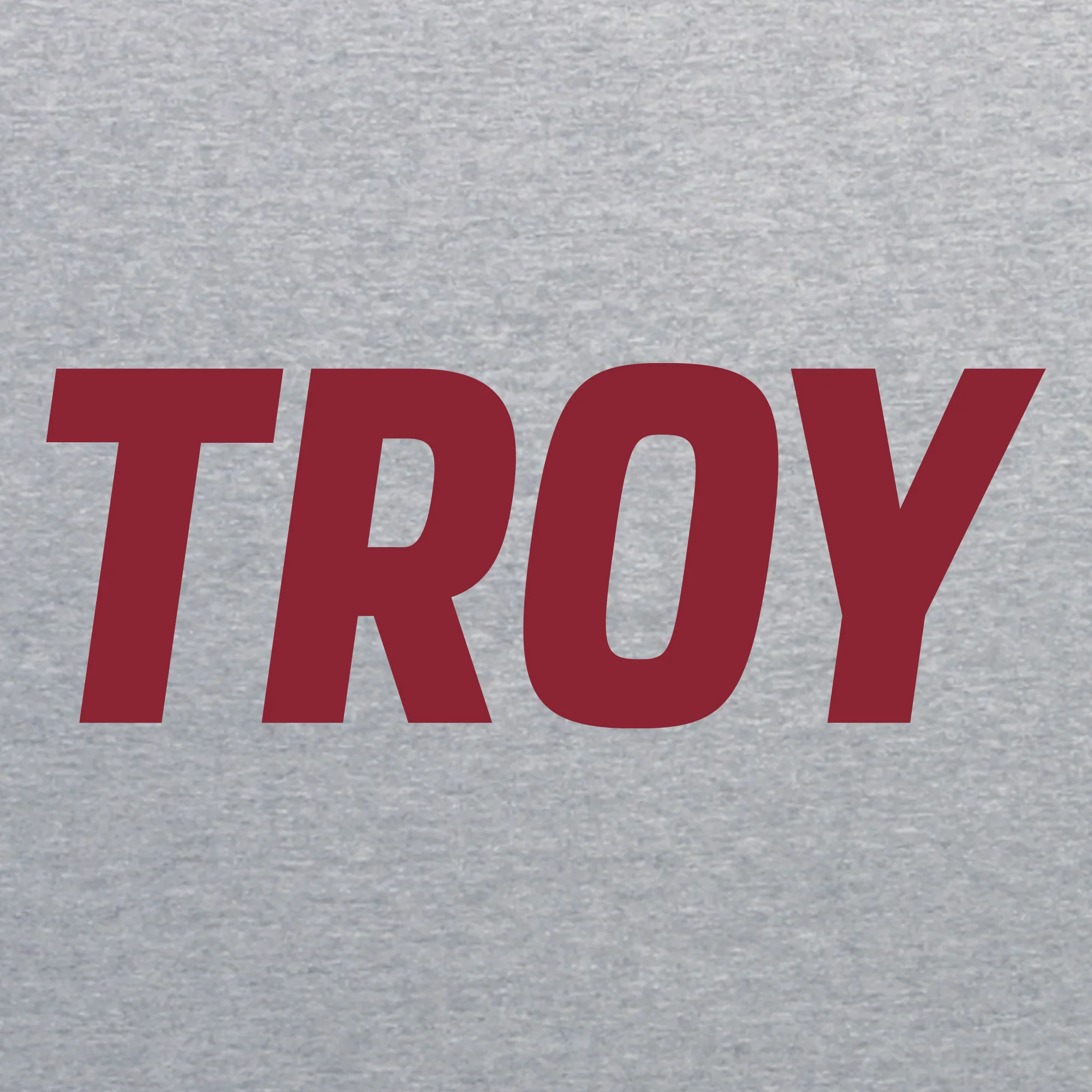 Troy Trojans Basic Block T Shirt - Sport Grey - Image 2