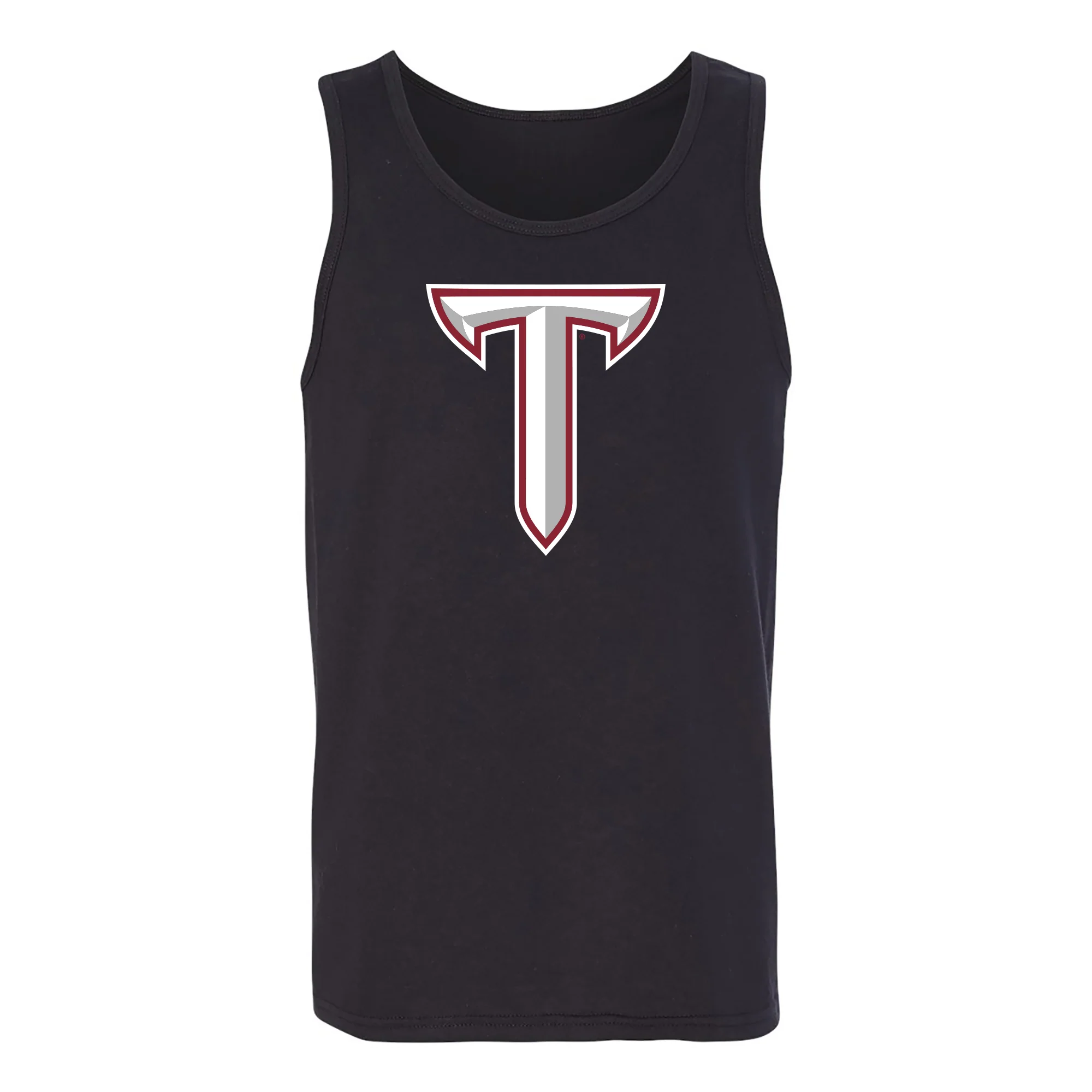 Troy Trojans Primary Logo Tank Top - Black