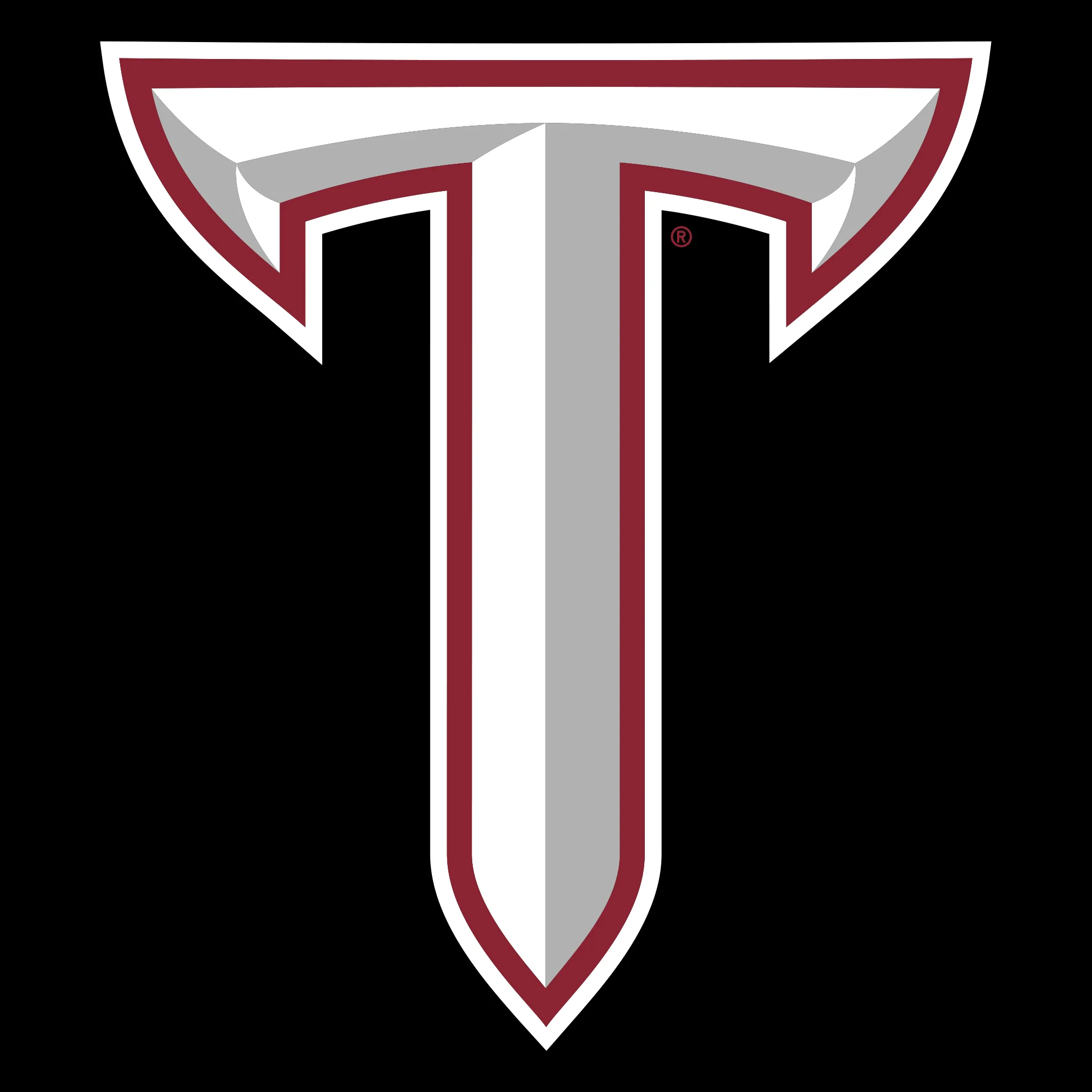 Troy Trojans Primary Logo Tank Top - Black - Image 2
