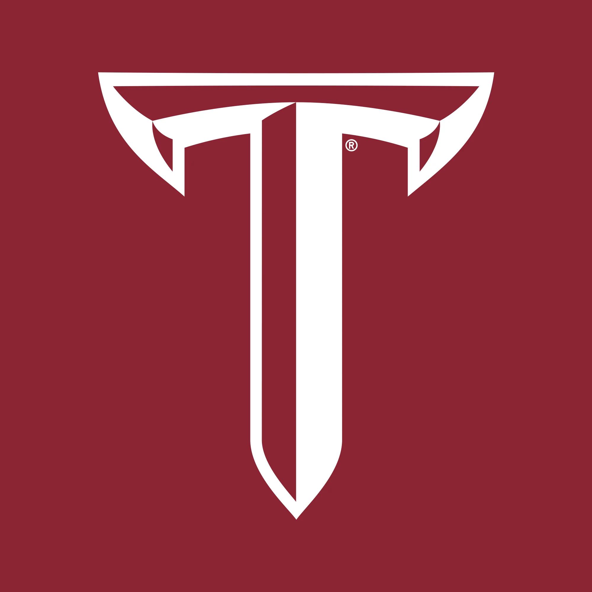 Troy University Trojans Primary Logo Cotton Youth T-Shirt - Cardinal - Image 2