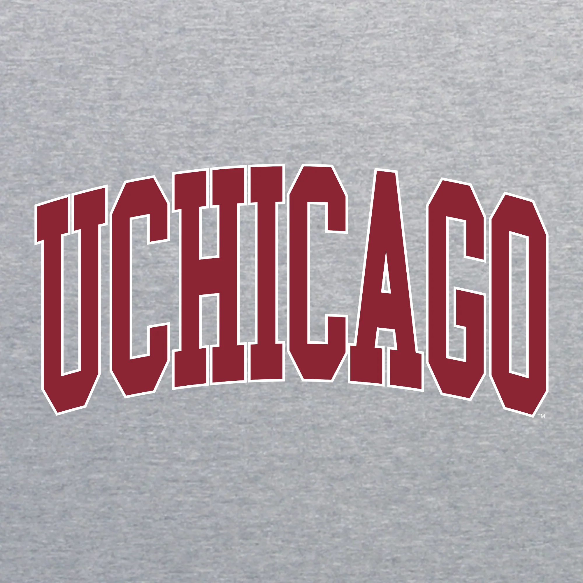 UChicago Maroons Mega Arch T-Shirt - Sport Grey - Image 2