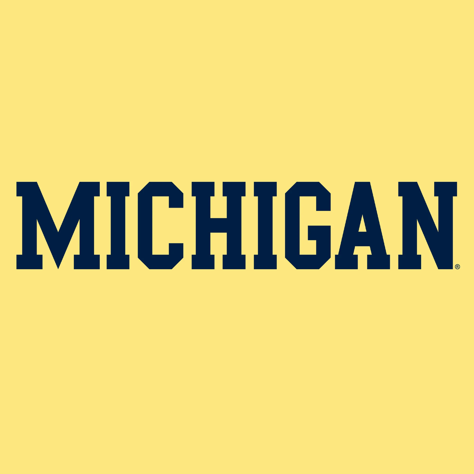 UGP Block Michigan Sponge Fleece Hoodie - Yellow - Image 2
