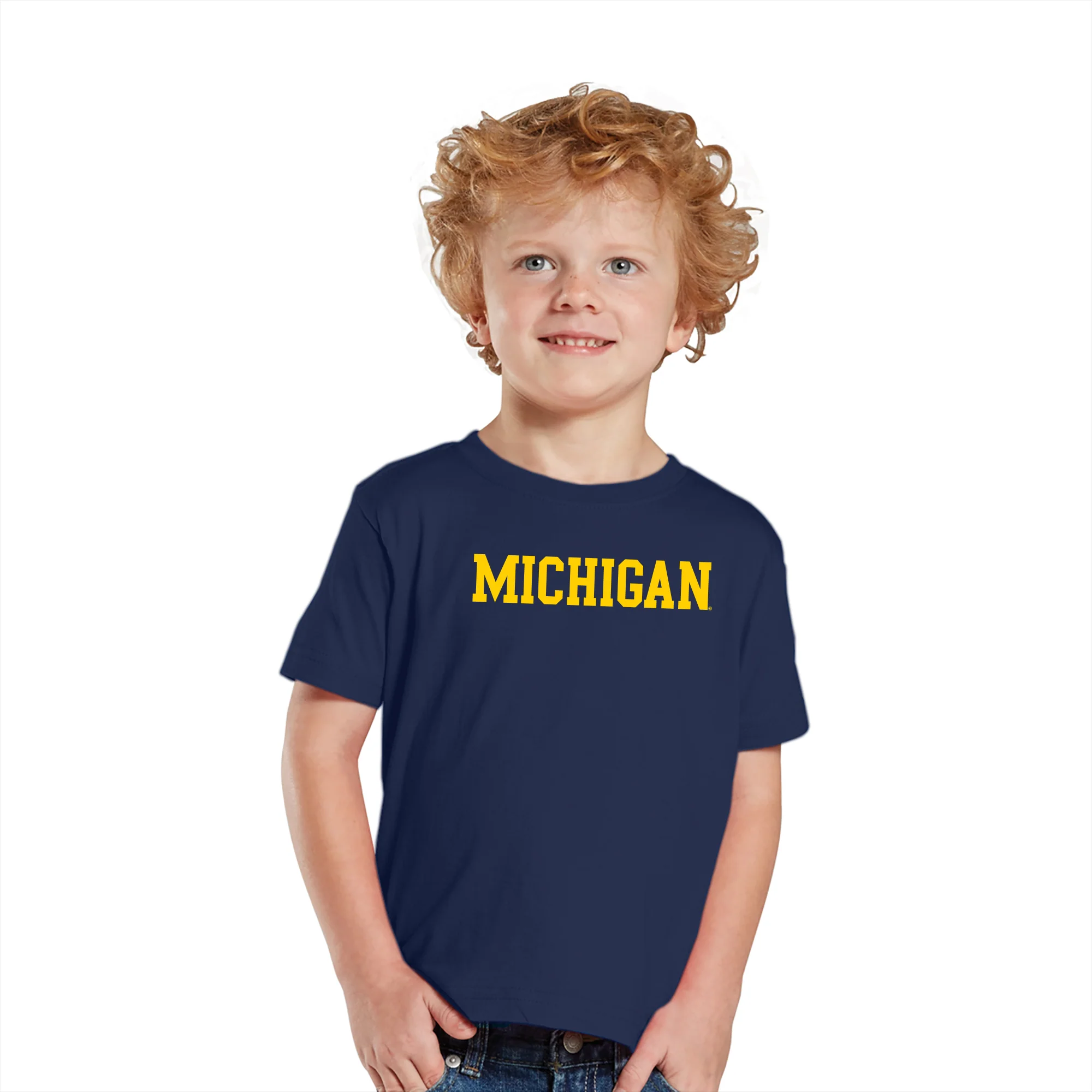 UGP Block Michigan Toddler Tee - Navy - Image 4