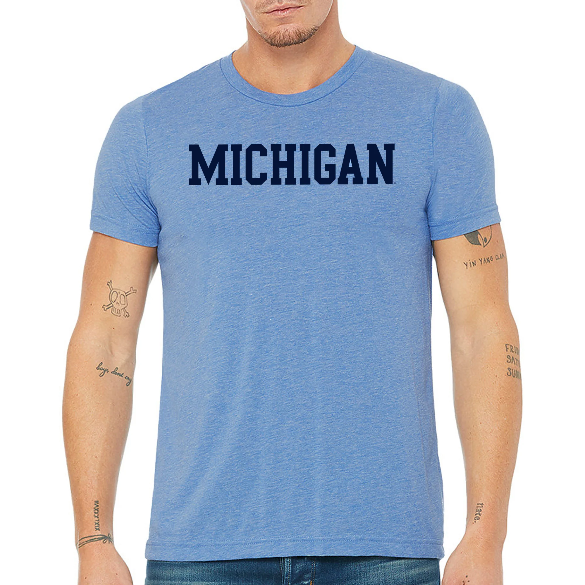 UGP Block Michigan Triblend - Blue Triblend - Image 3